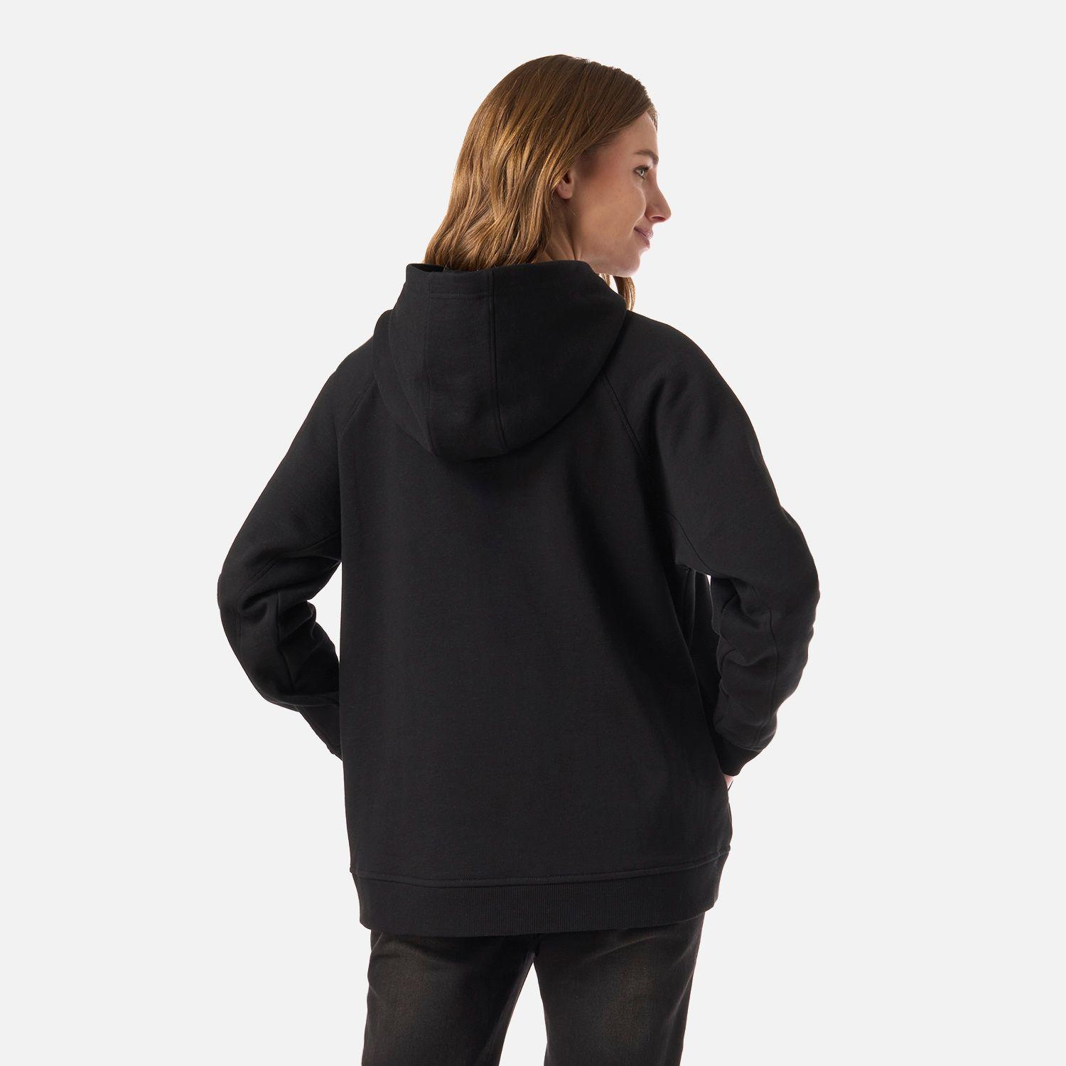 Polerón Mujer Insigne Hoody Sweatshirt Front Print Negro Lippi V26-2