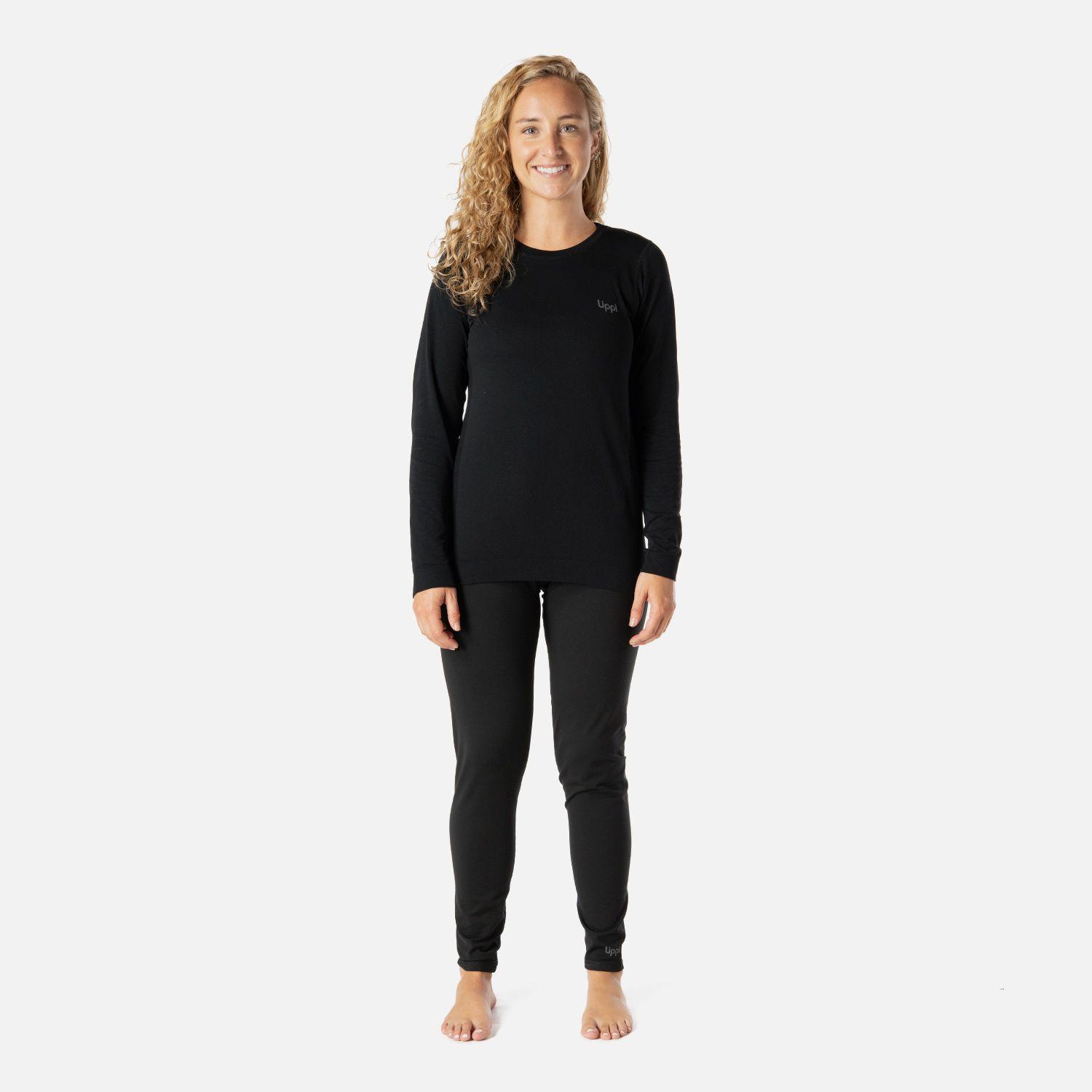 Primera Capa Mujer Skintec Active Loosefit Top Negro Lippi I26-4