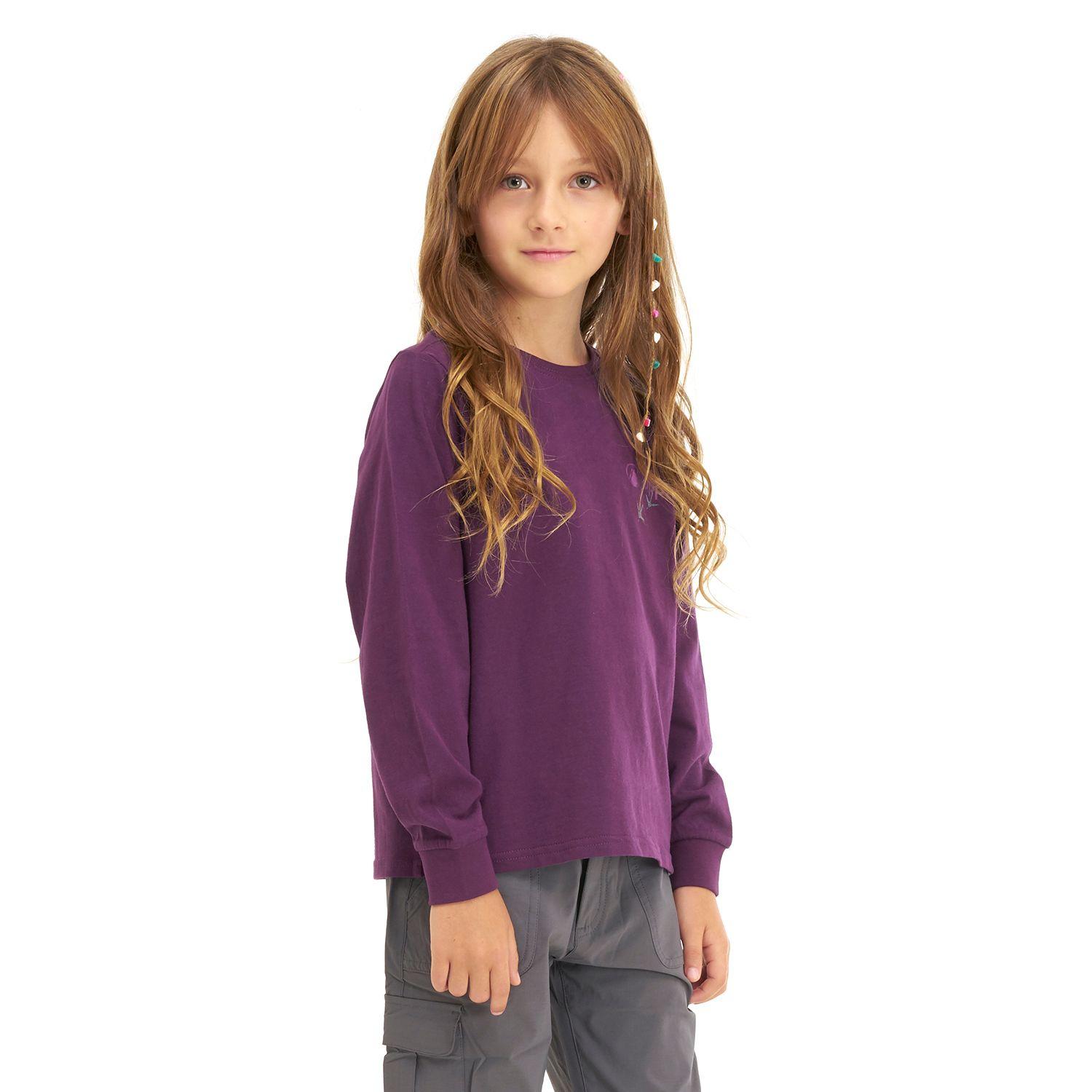 Polera Niña Logo Long-Sleeve Cotton T-Shirt Uva Lippi-1