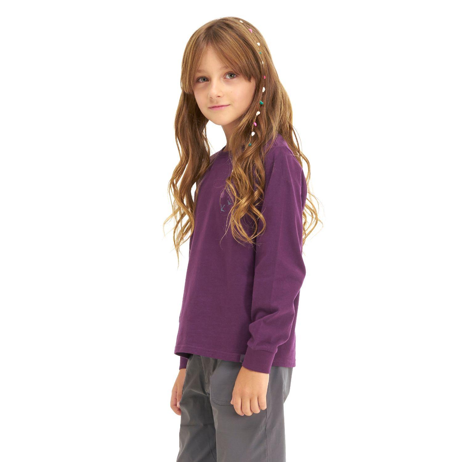 Polera Niña Logo Long-Sleeve Cotton T-Shirt Uva Lippi-2