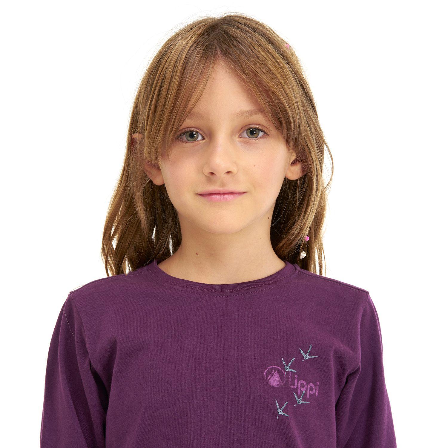 Polera Niña Logo Long-Sleeve Cotton T-Shirt Uva Lippi-4