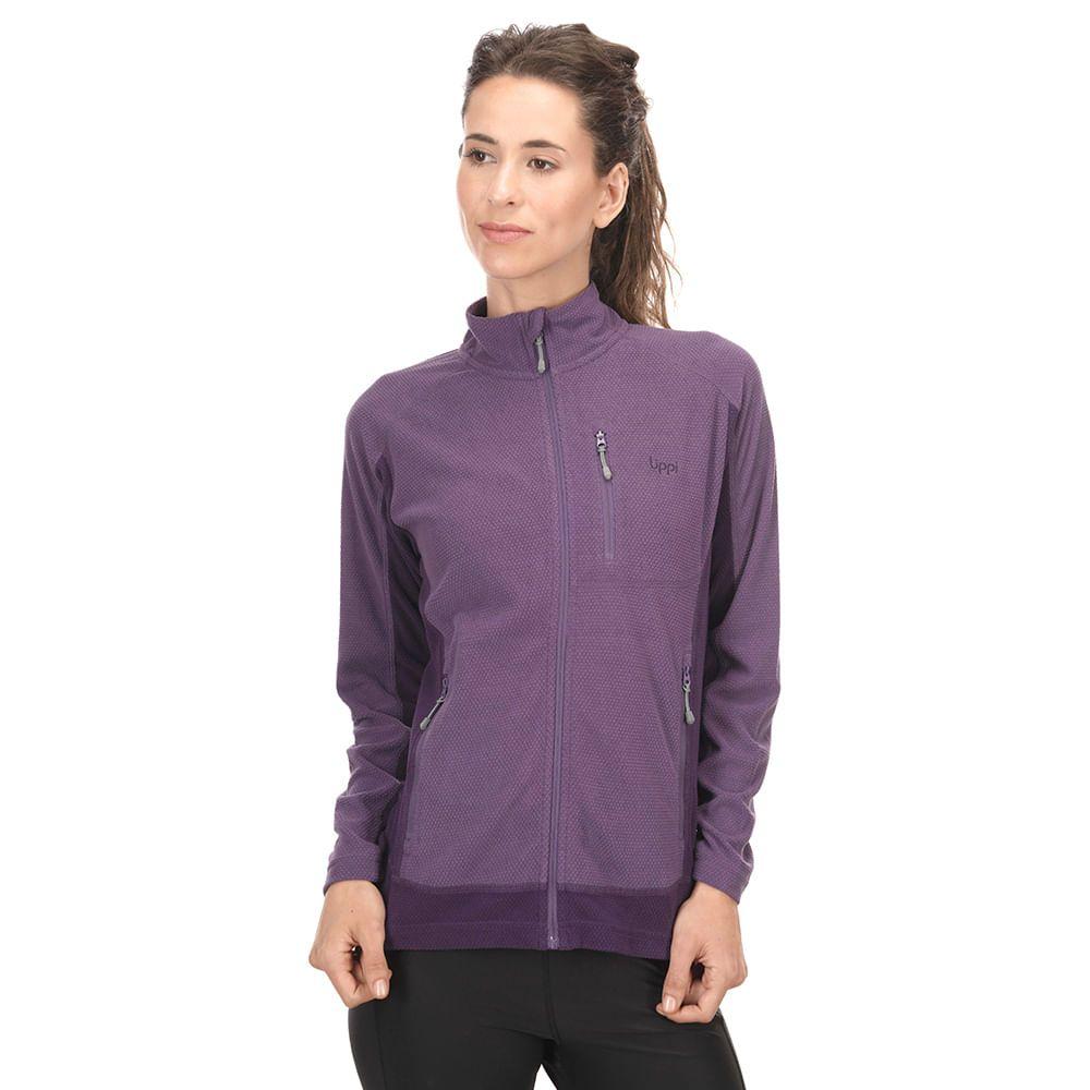 Poleron Mujer Numan Nano-F Jacket Purpura Claro Lippi-1