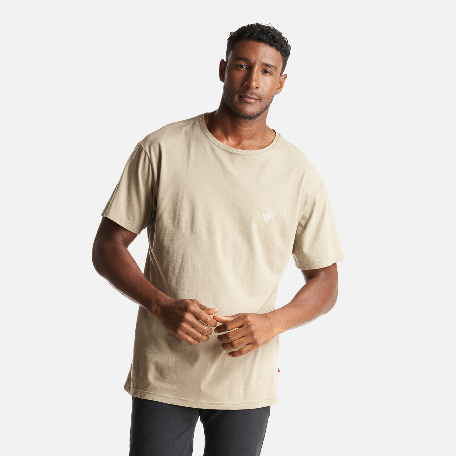 Polera Hombre Polo Taupe Haka Honu-1