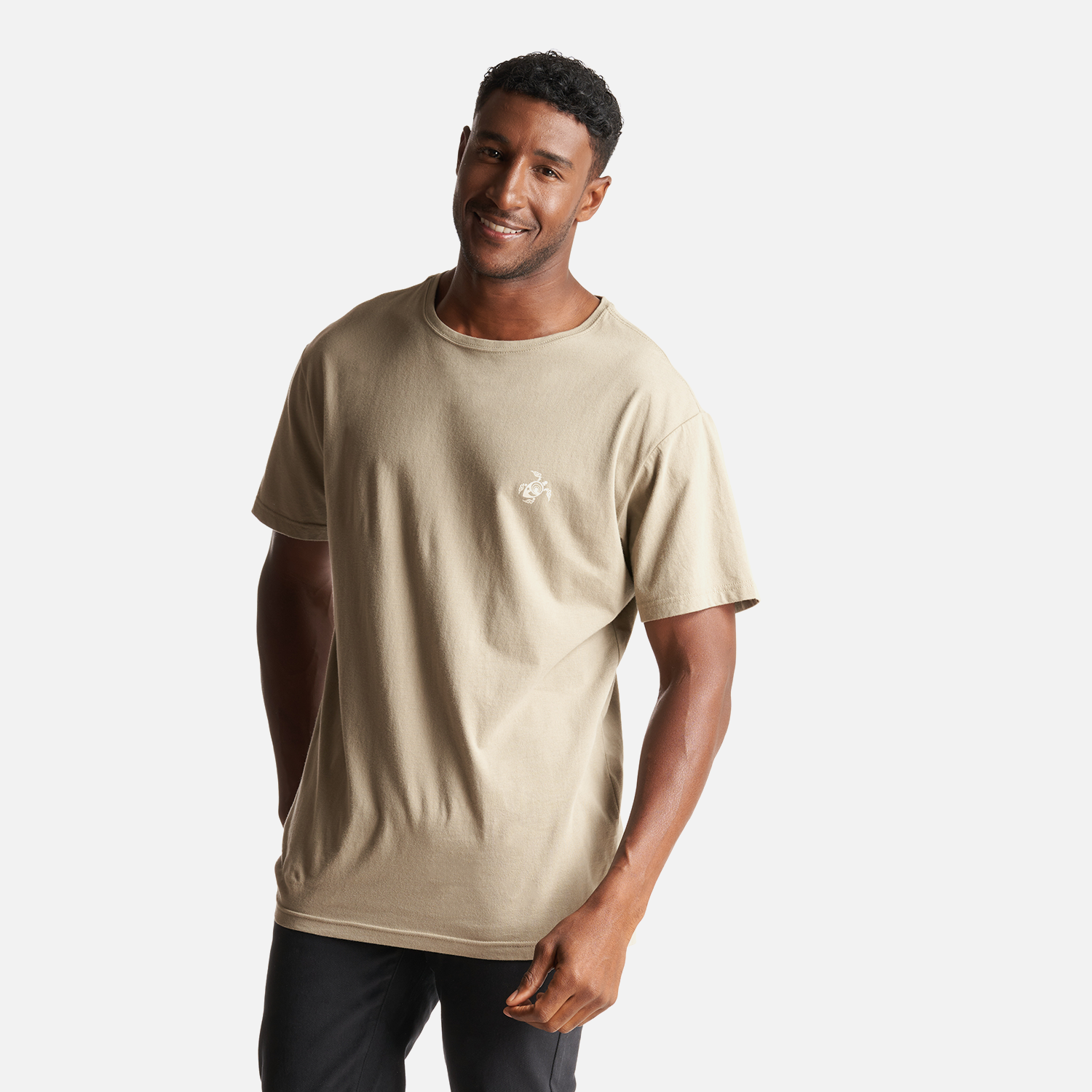 Polera Hombre Polo Taupe Haka Honu-2