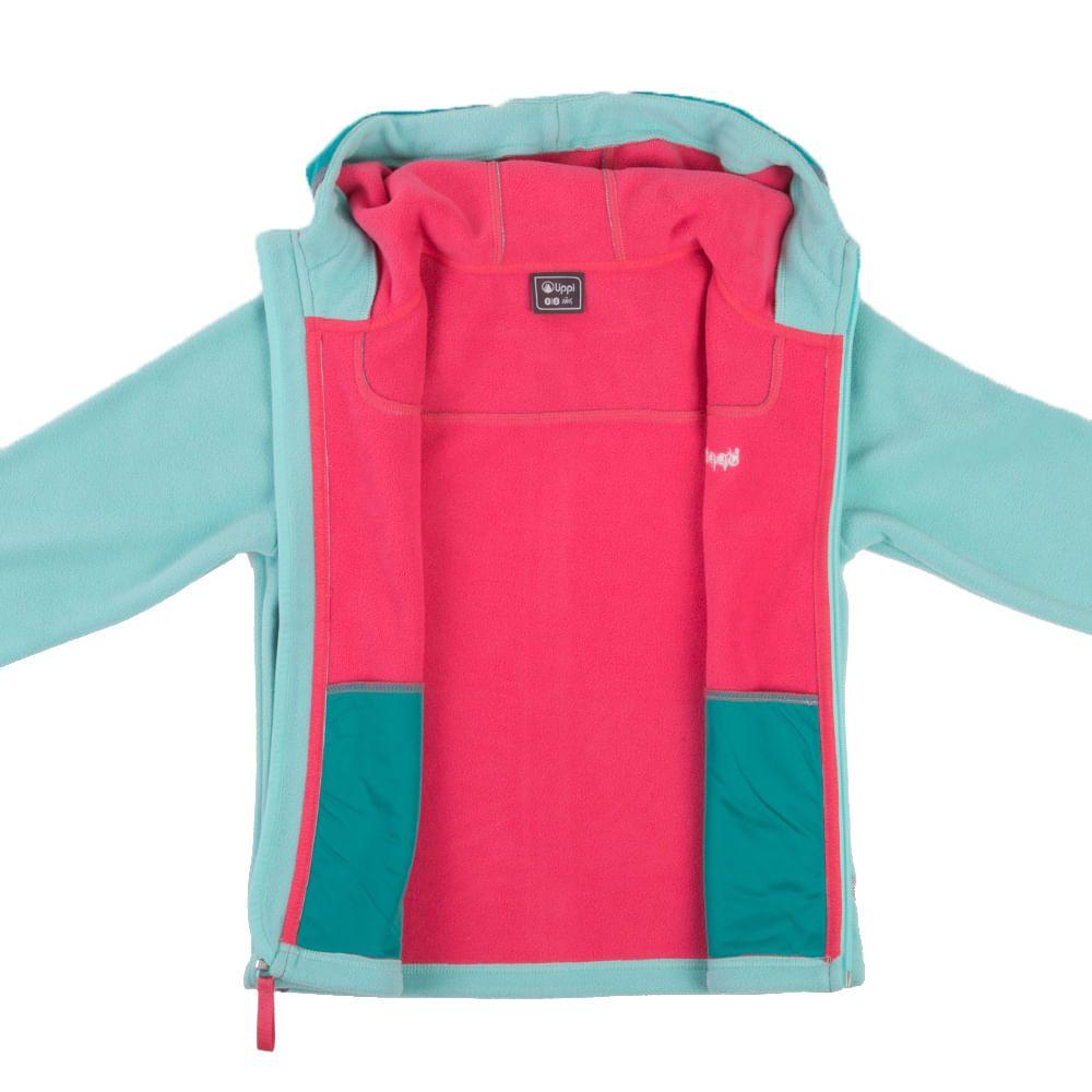 Poleron Niña Therm-Pro Hoody Lavanda / Azul Violeta / Salmon Lippi-2