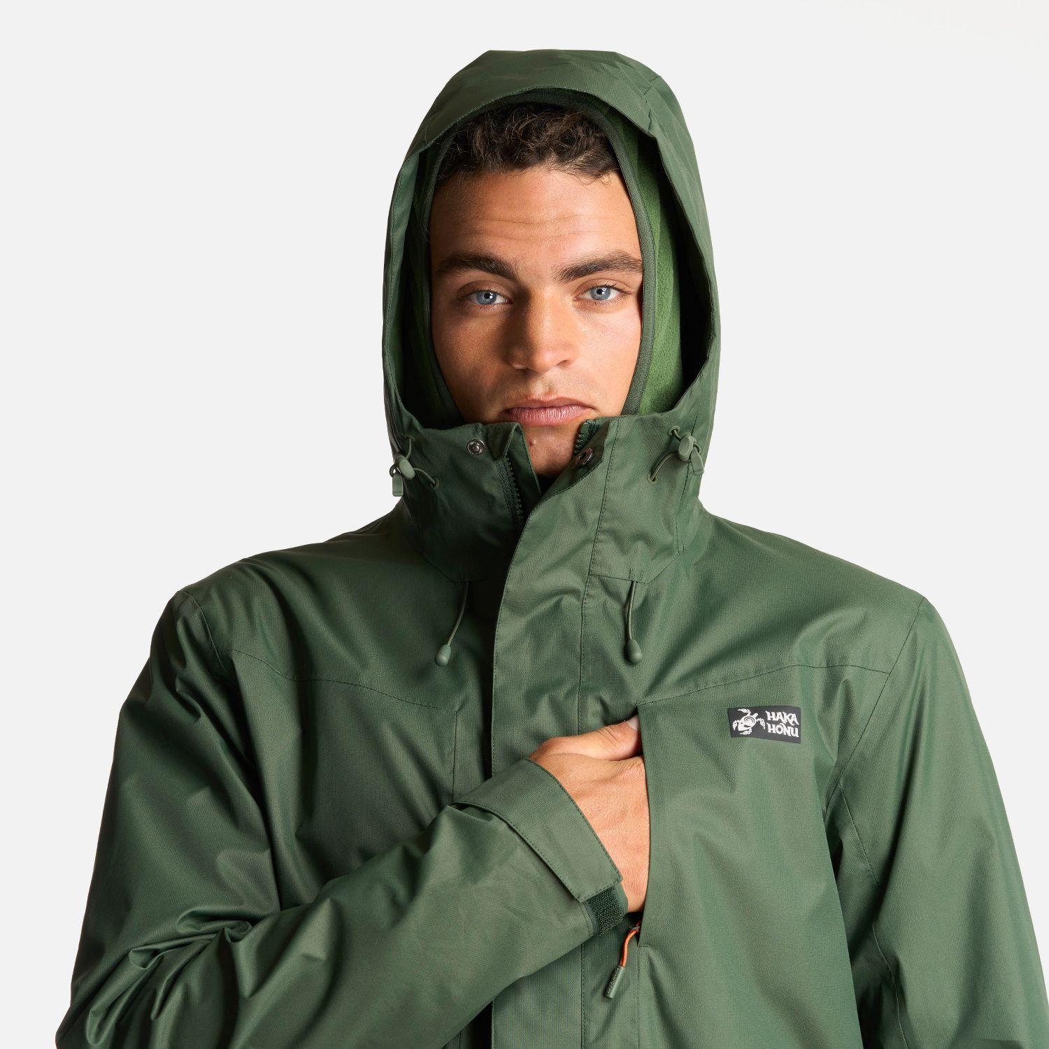 Chaqueta Hombre Corteza Verde Militar Haka Honu-6