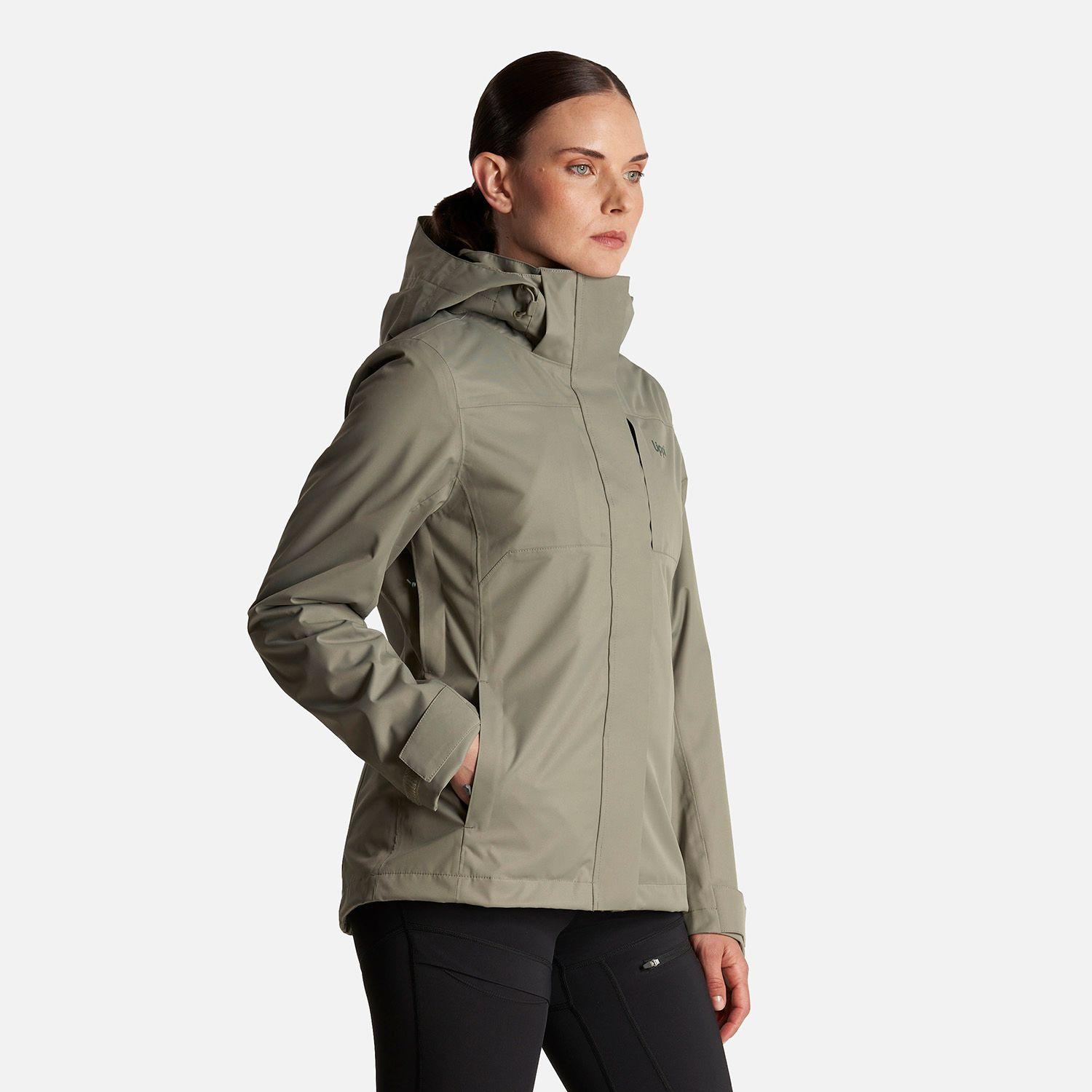 Chaqueta Mujer Tres Cruces Fusion-3 Hoody Jacket Laurel/Verde Botella Lippi-2
