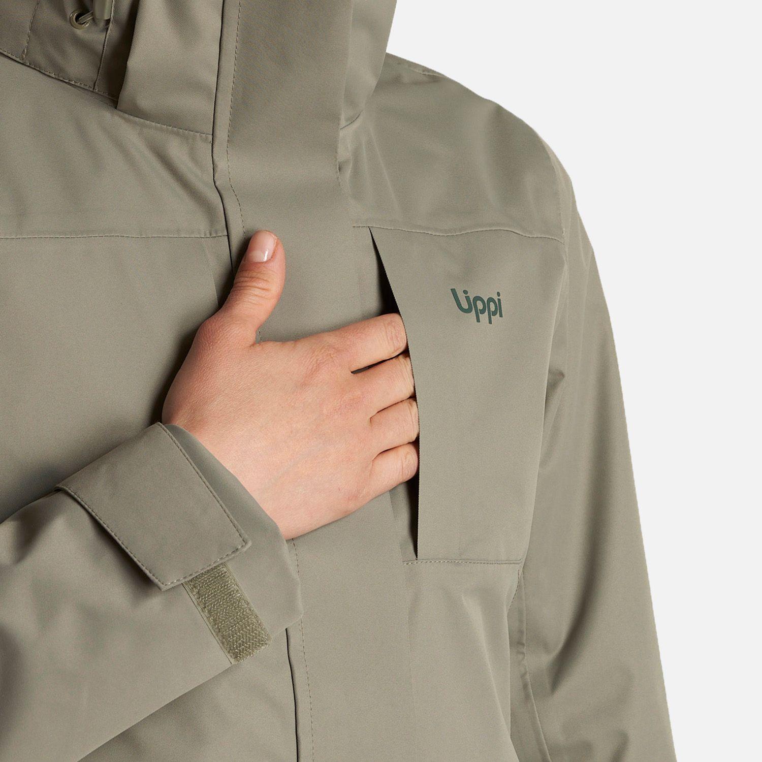 Chaqueta Mujer Tres Cruces Fusion-3 Hoody Jacket Laurel/Verde Botella Lippi-6