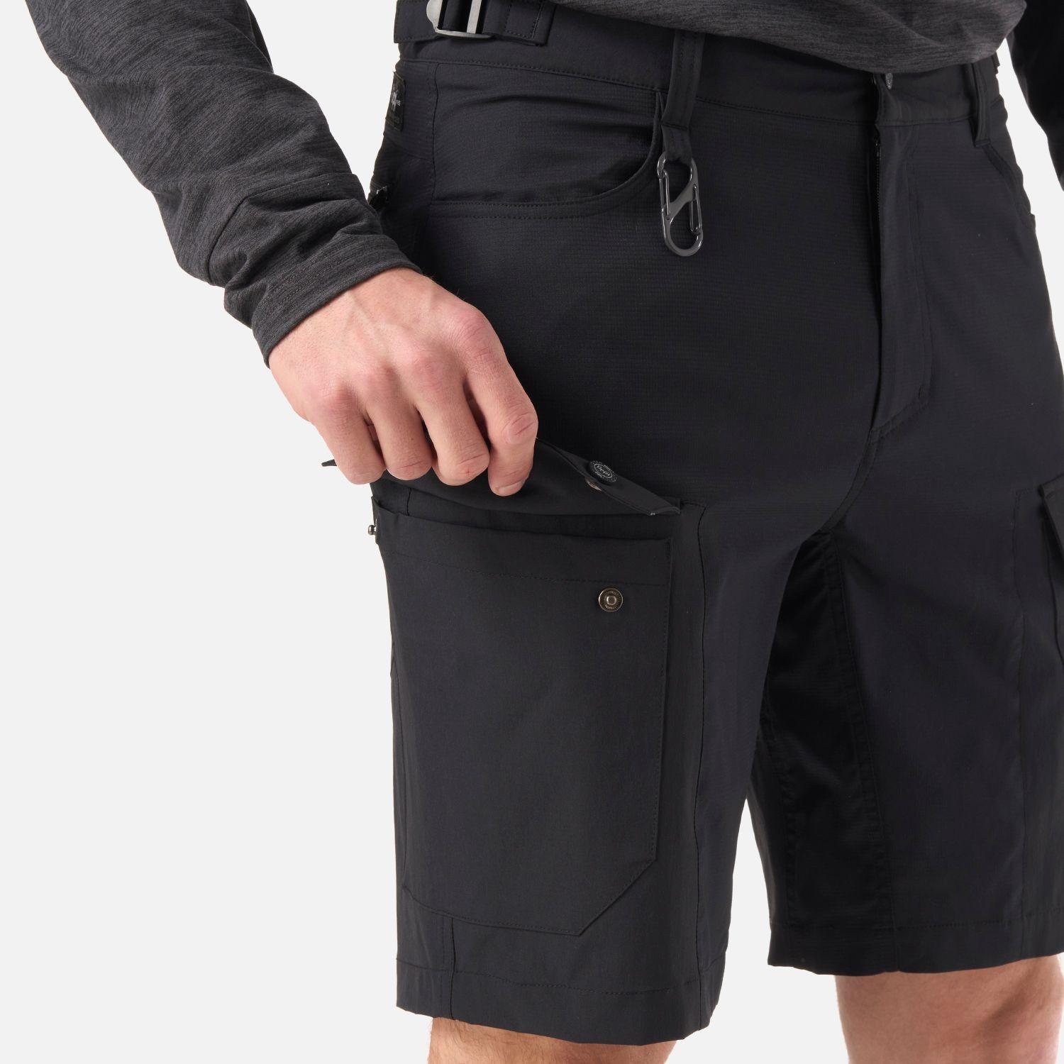 Short Hombre Lennox Q-Dry Shorts Negro Lippi V26-5