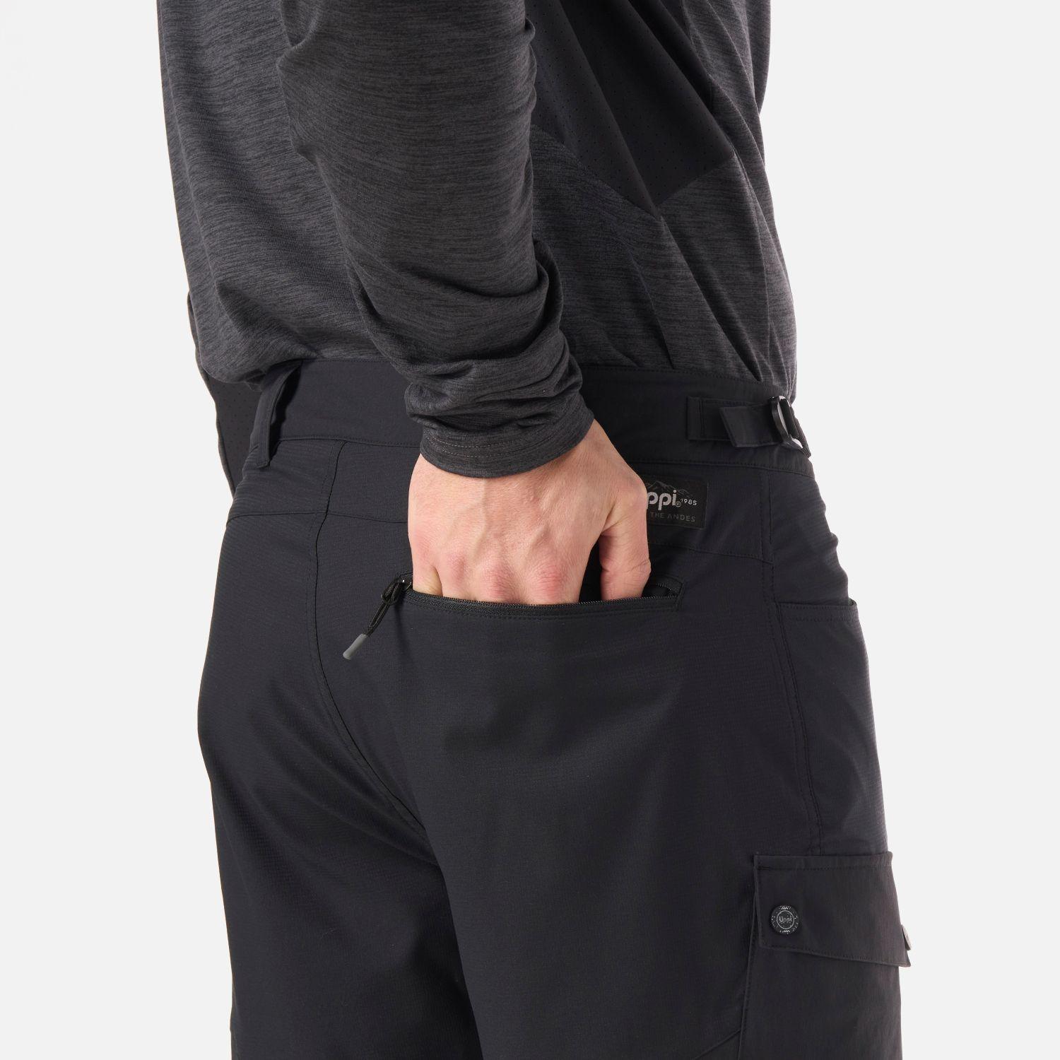 Short Hombre Lennox Q-Dry Shorts Negro Lippi V26-6