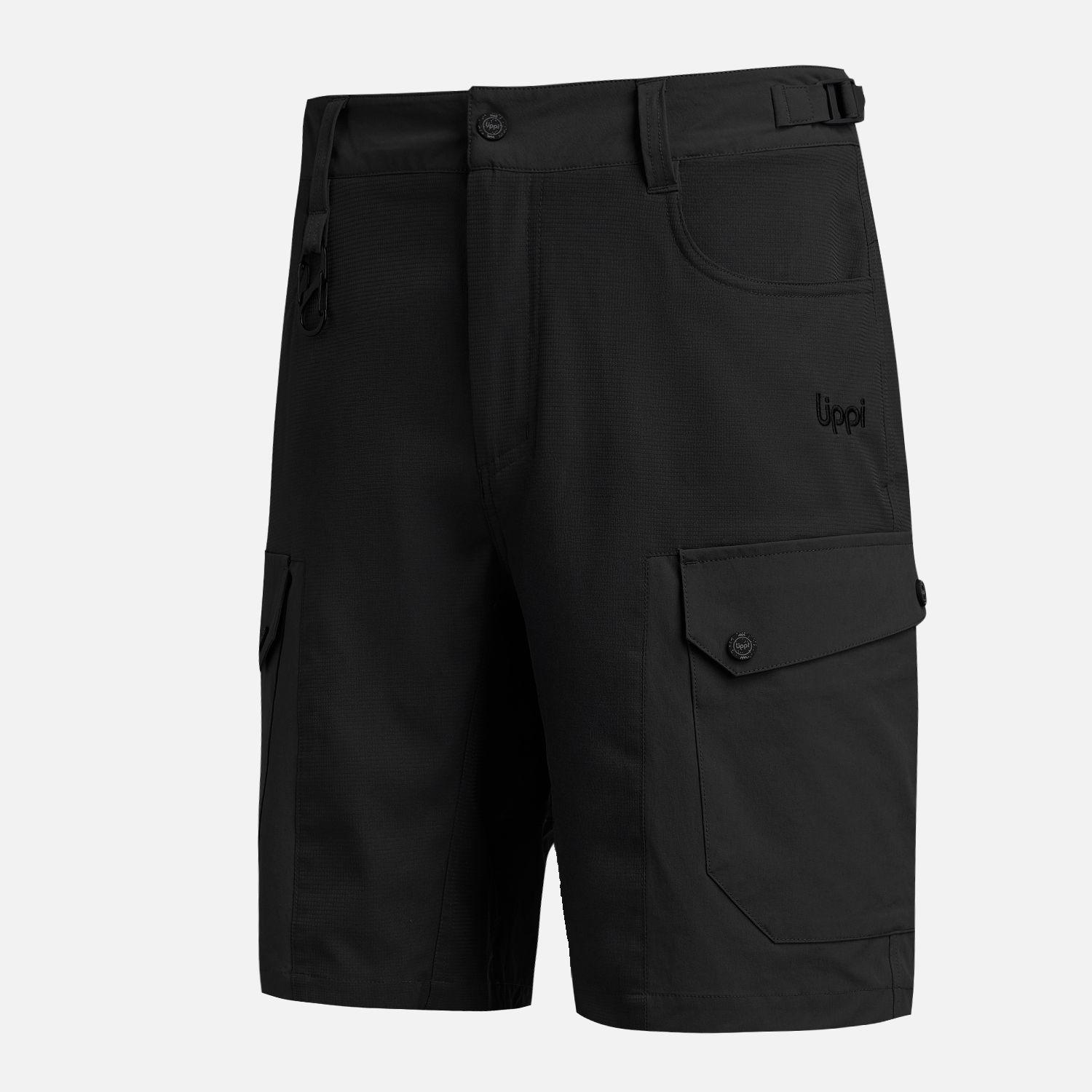 Short Hombre Lennox Q-Dry Shorts Negro Lippi V26-8