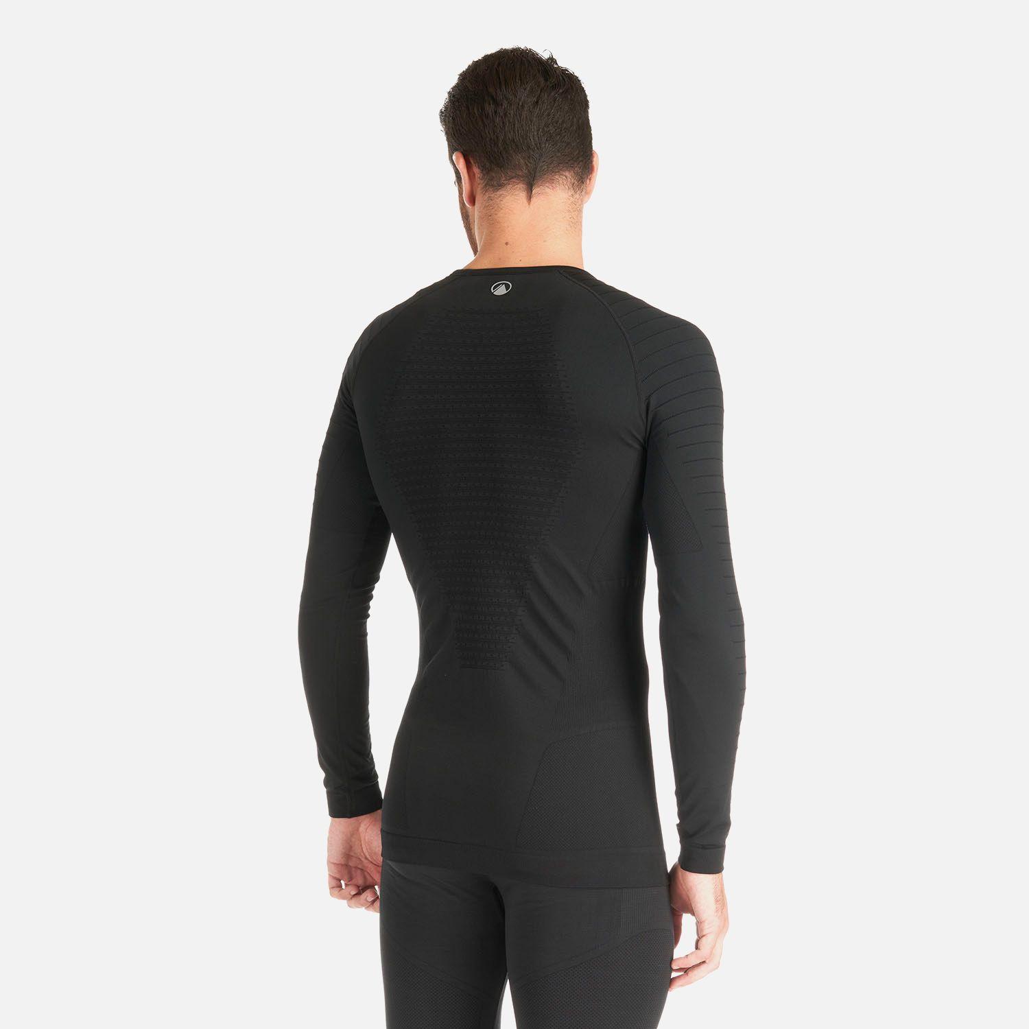 Primera Capa Hombre Skintec 2000 Seamless Top Negro Lippi I24-4