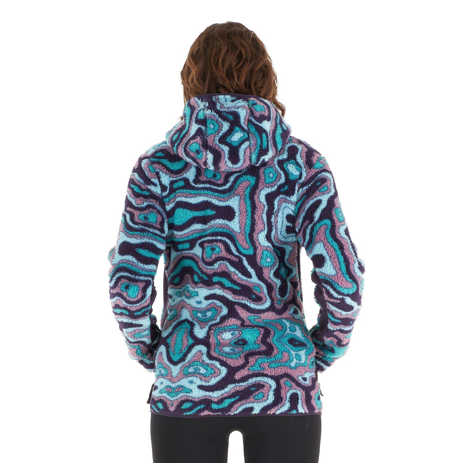 Chaqueta Mujer Calur-oso Print Turquesa Haka Honu-5