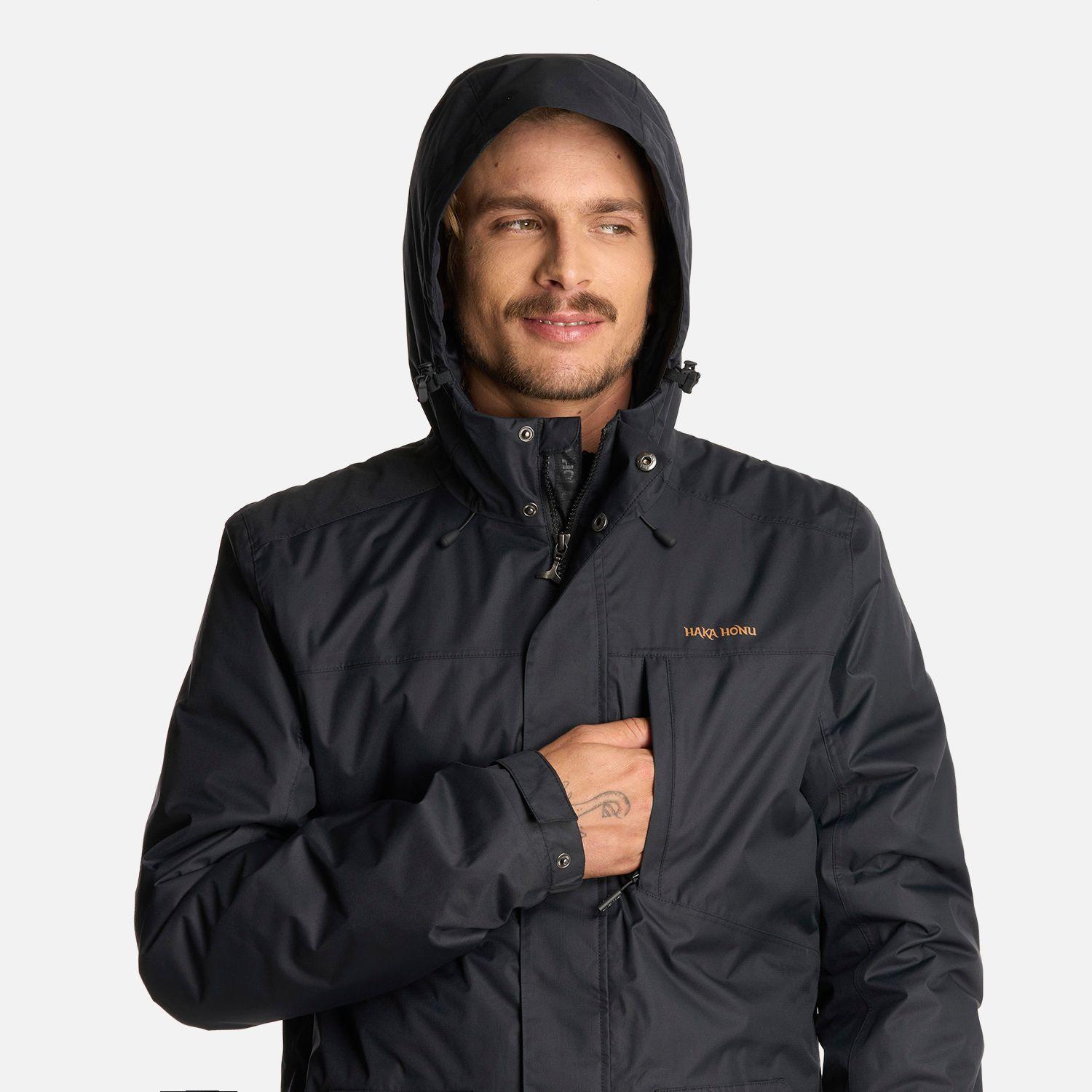 Chaqueta Hombre Terranova Negro Haka Honu I25-3