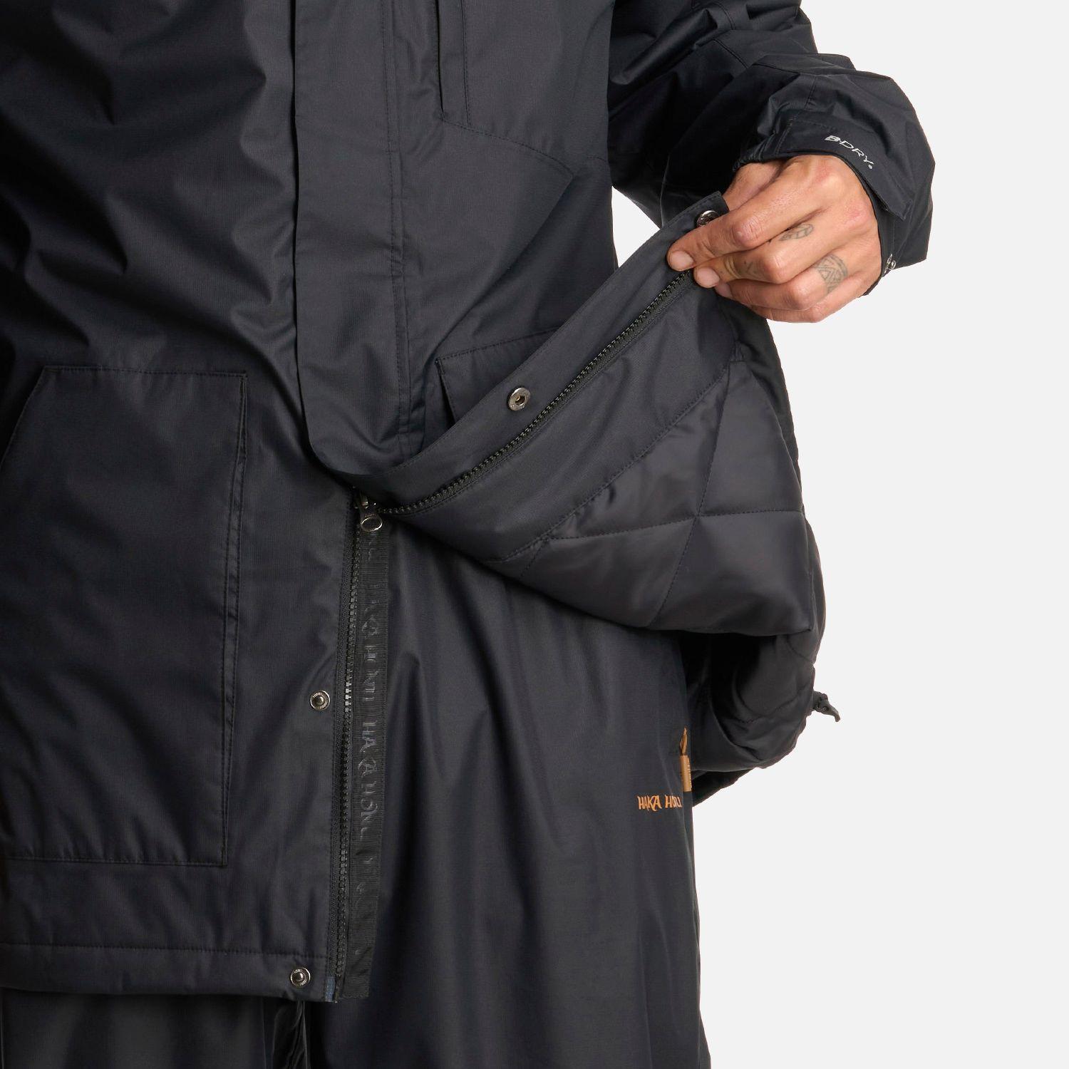 Chaqueta Hombre Terranova Negro Haka Honu I25-6