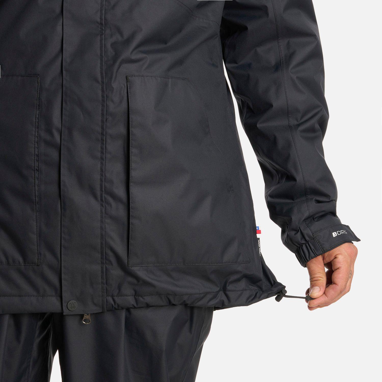 Chaqueta Hombre Terranova Negro Haka Honu-5