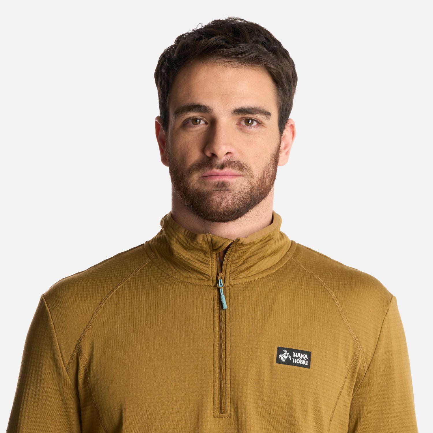 Polerón Hombre Taina Mostaza Oscuro Haka Honu V25-3