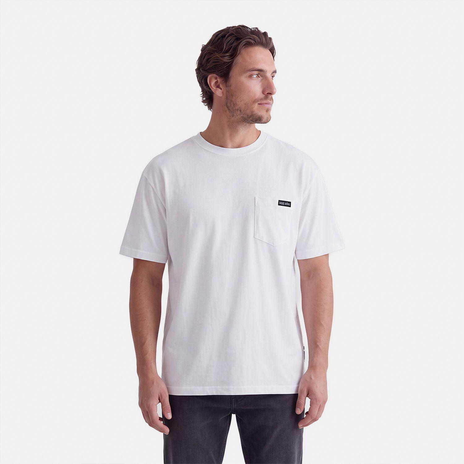 Polera Hombre Trebol Blanco Haka Honu V27-0