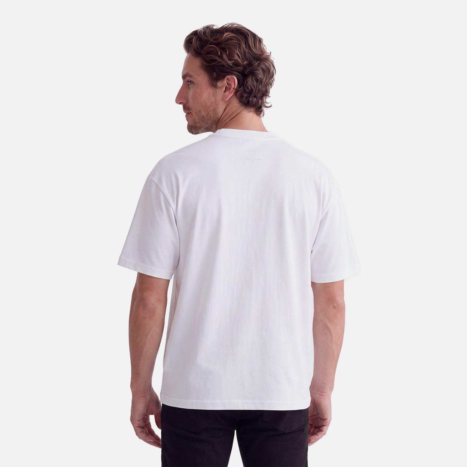 Polera Hombre Trebol Blanco Haka Honu V27-1