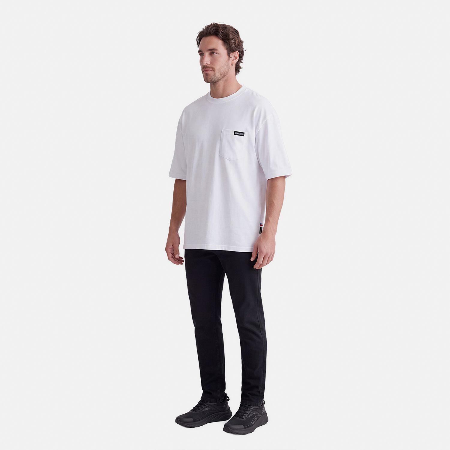 Polera Hombre Trebol Blanco Haka Honu V27-2