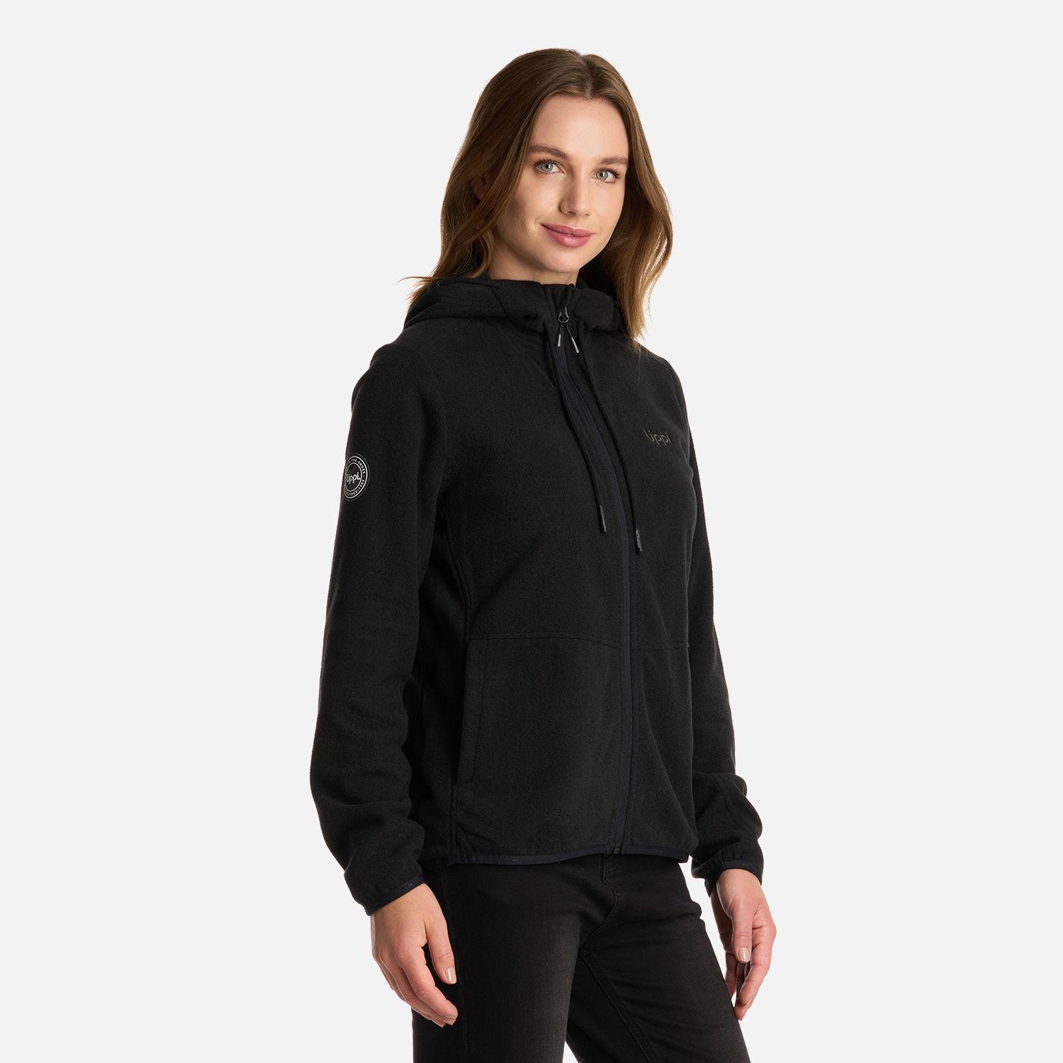 Polar Mujer Stripes Nano-F Full Zip Hoody Negro Lippi I25-1