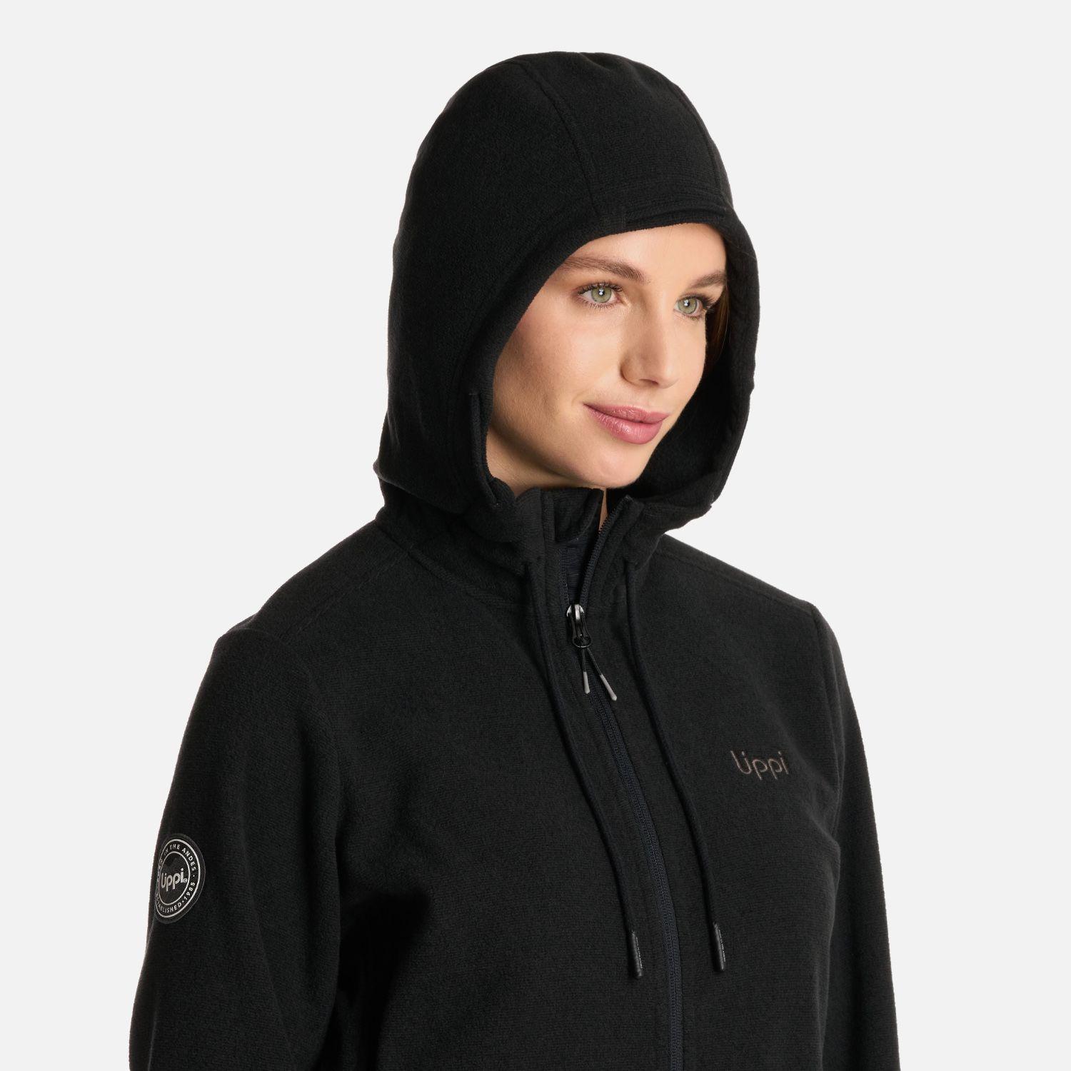 Polar Mujer Stripes Nano-F Full Zip Hoody Negro Lippi I25-3