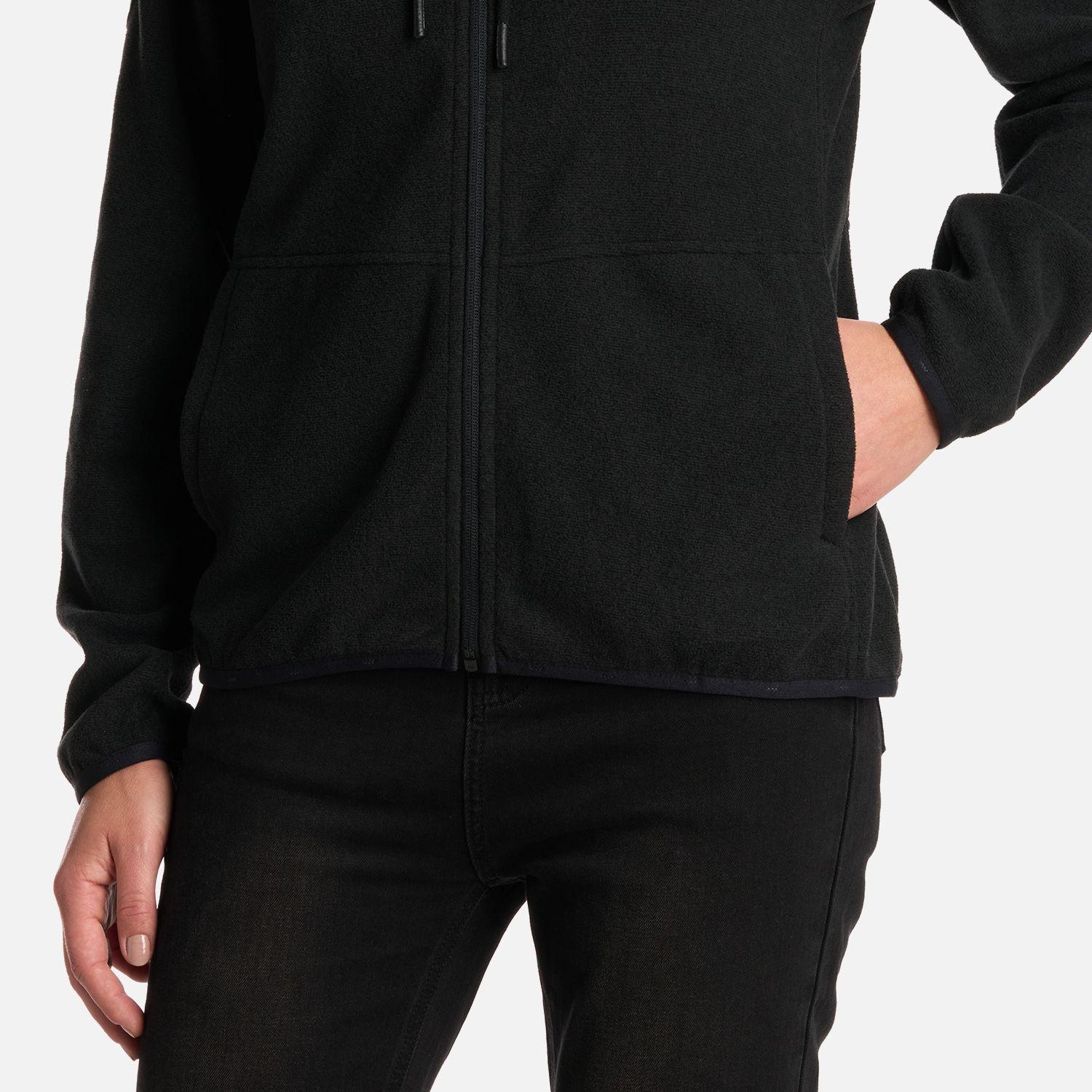 Polar Mujer Stripes Nano-F Full Zip Hoody Negro Lippi I25-4
