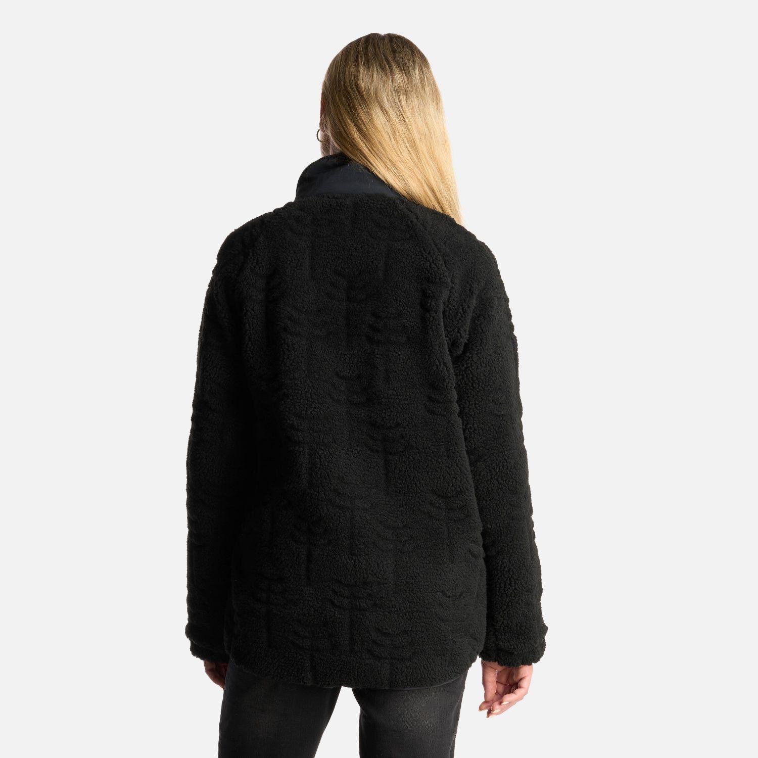 Poleron Mujer Zip-Porrito Negro Haka Honu-3