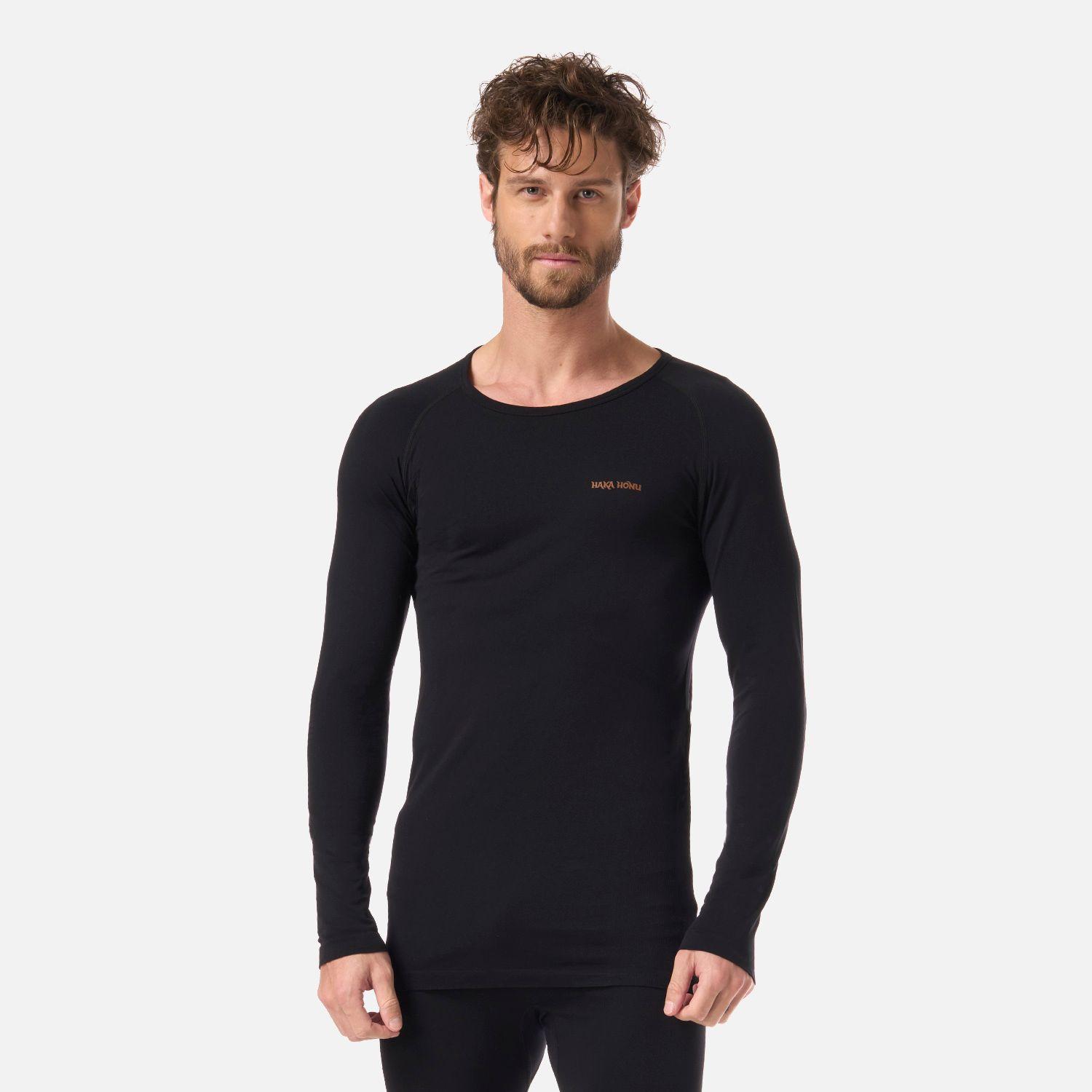 Primera Capa Hombre Puma Austral Top Negro Haka Honu V26-0