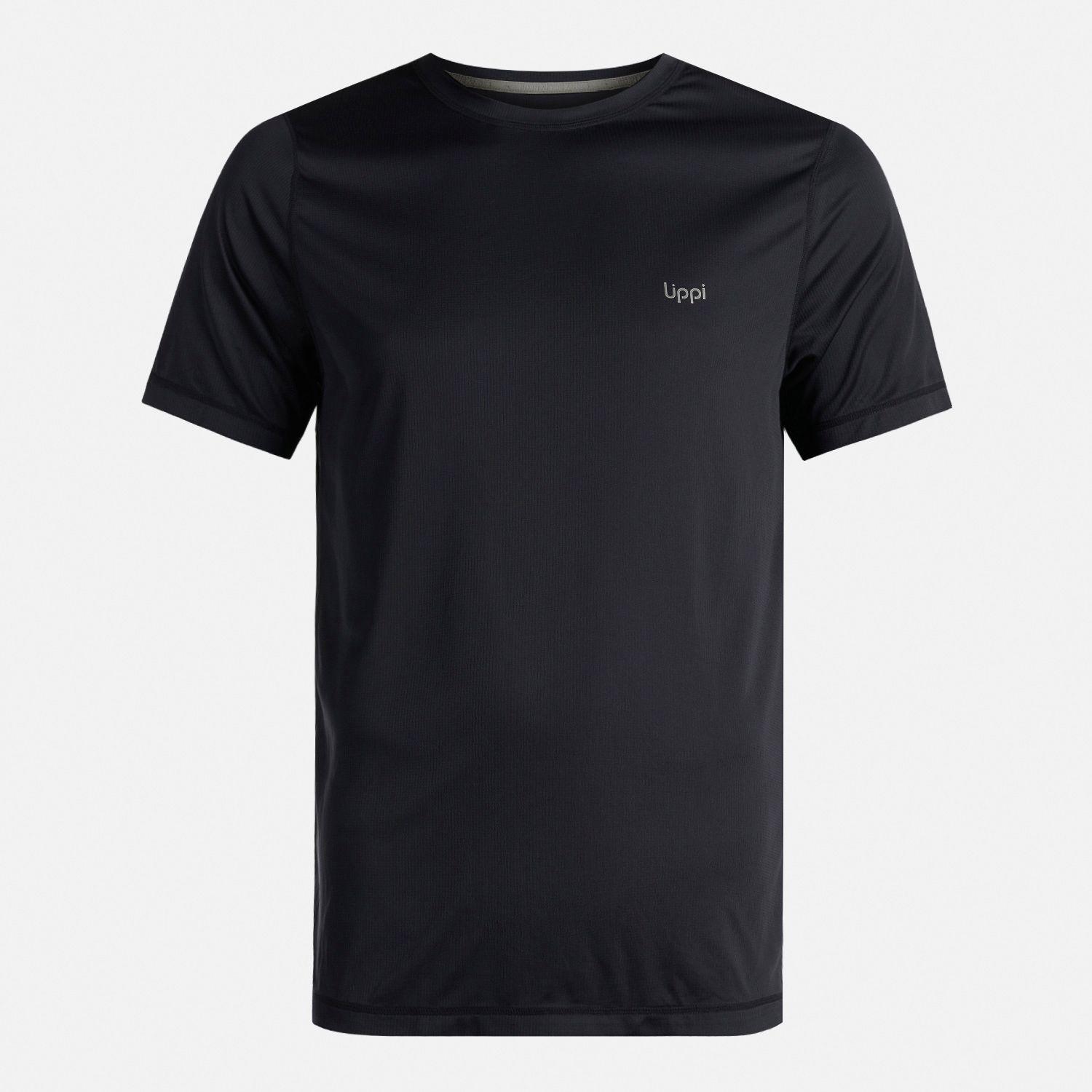 Polera Hombre Core Q-Dry T-Shirt Negro Lippi V26-5