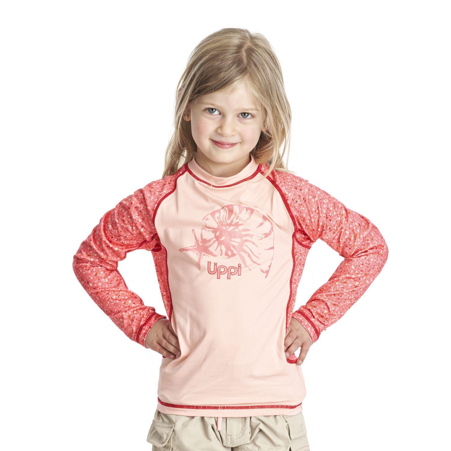 Traje de Baño Niña Sun Pro Long Sleeve T-Shirt Print Coral Lippi-1