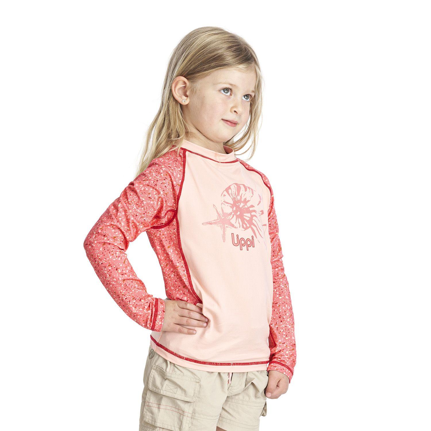 Traje de Baño Niña Sun Pro Long Sleeve T-Shirt Print Coral Lippi-2