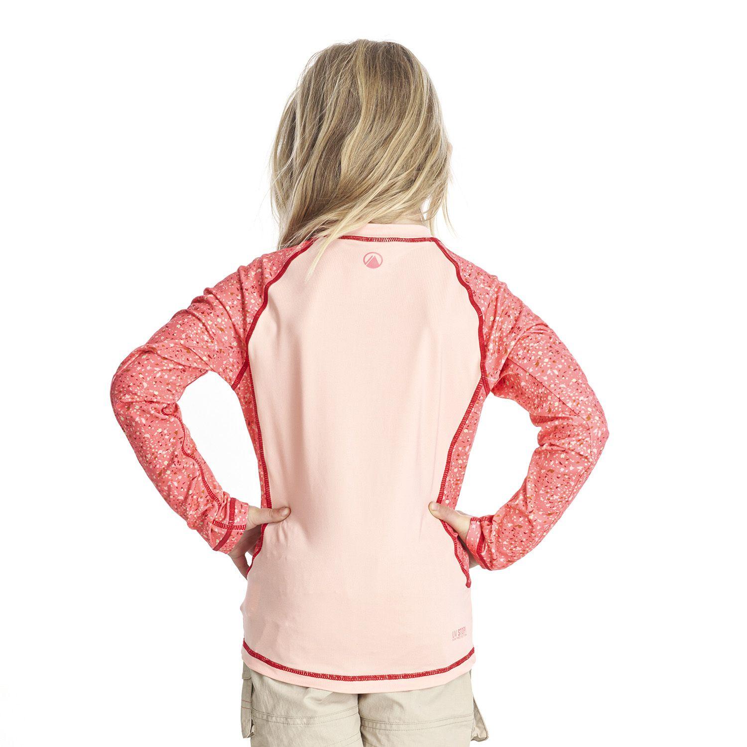 Traje de Baño Niña Sun Pro Long Sleeve T-Shirt Print Coral Lippi-3