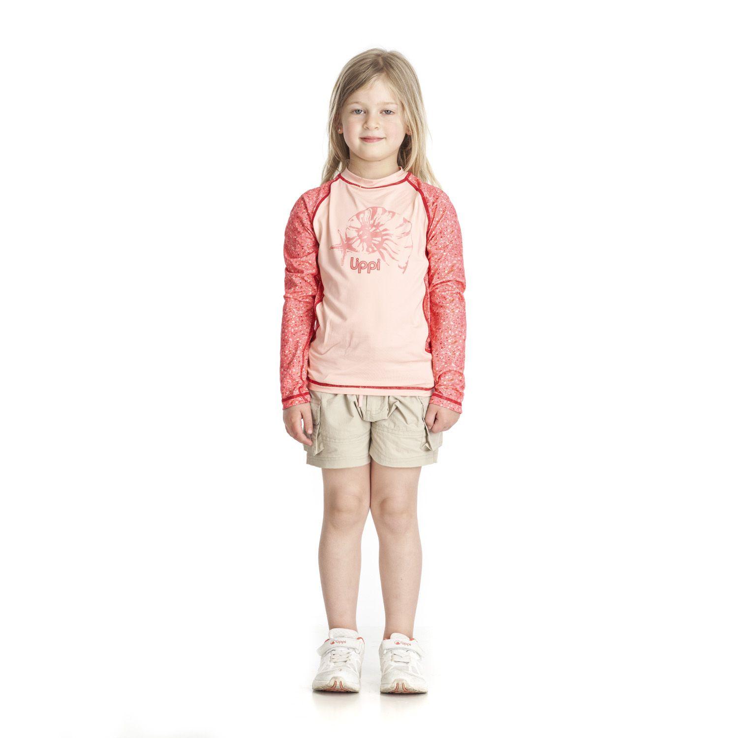 Traje de Baño Niña Sun Pro Long Sleeve T-Shirt Print Coral Lippi-4