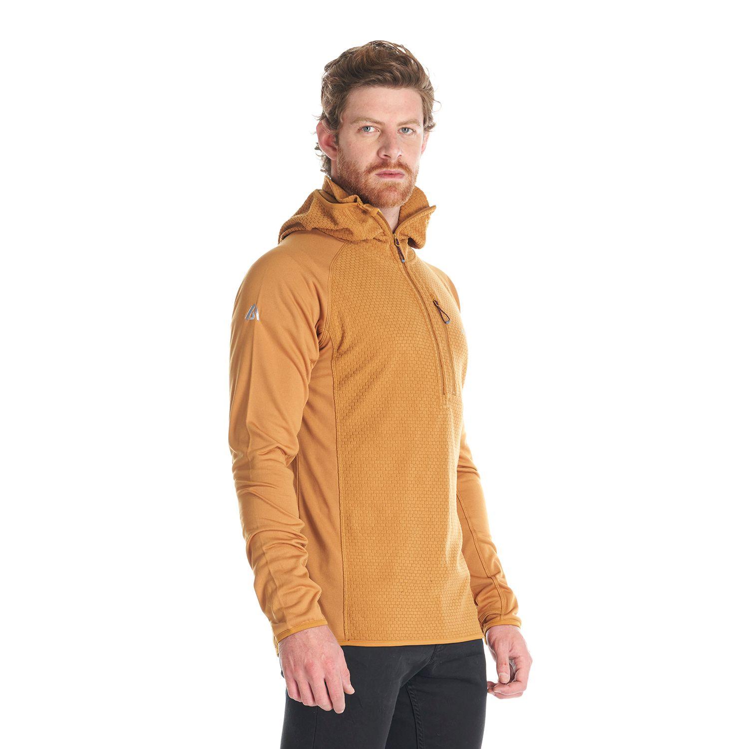 Poleron Hombre Jacaranda Mountain Nano-F 14 Zip Hoody Mostaza Lippi-2