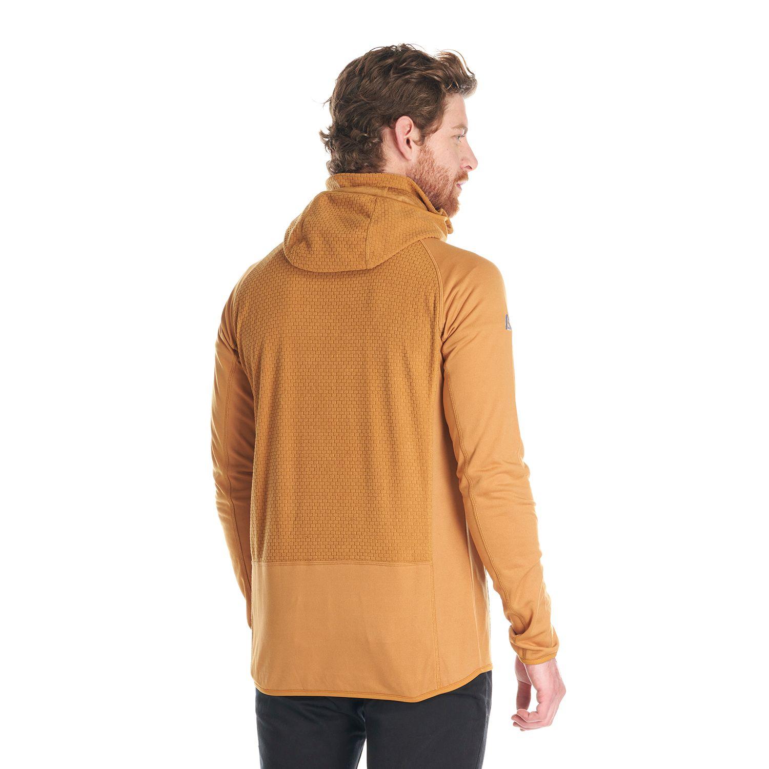 Poleron Hombre Jacaranda Mountain Nano-F 14 Zip Hoody Mostaza Lippi-4