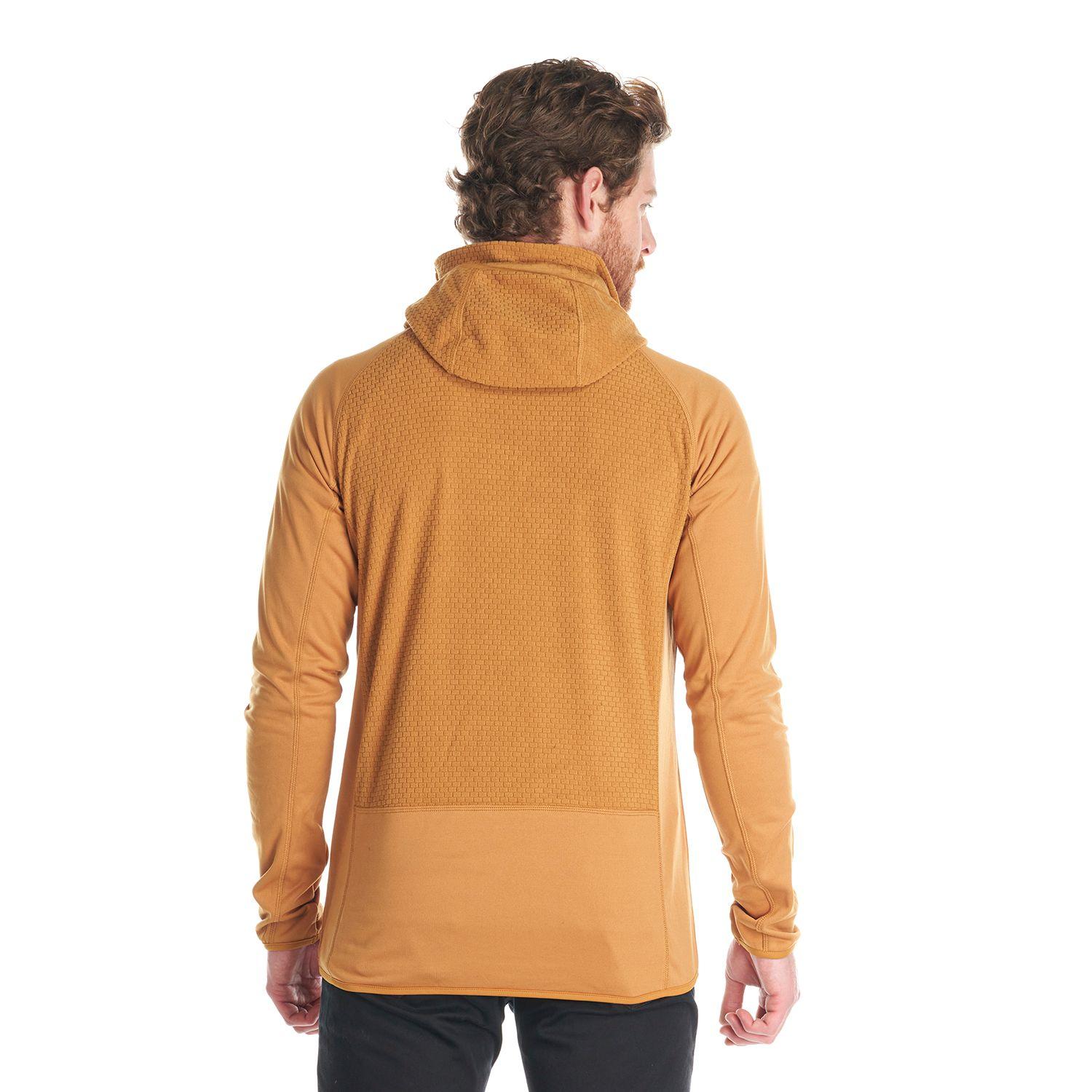 Poleron Hombre Jacaranda Mountain Nano-F 14 Zip Hoody Mostaza Lippi-5
