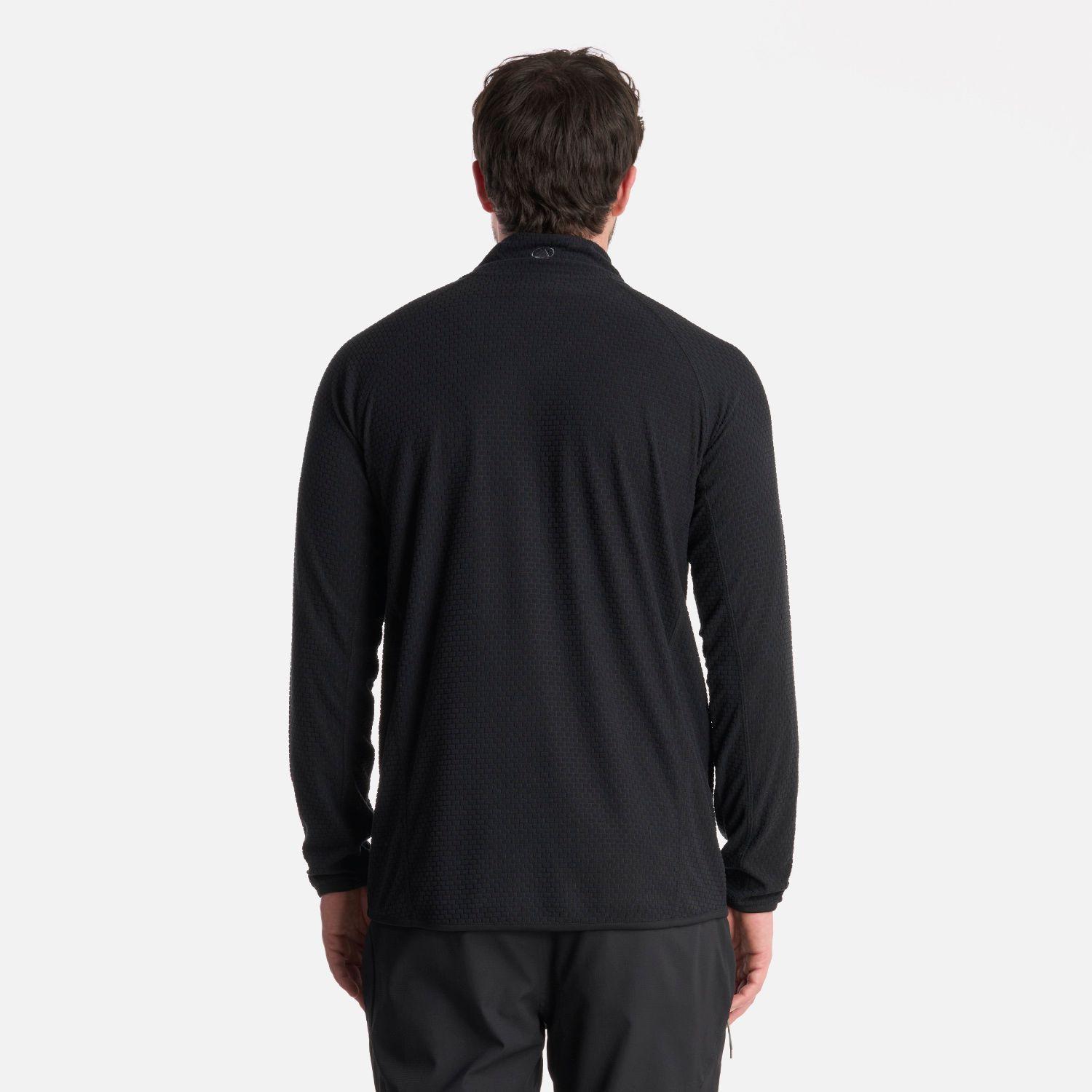 Polerón Hombre Jacaranda Nano-F 14 Zip Negro Lippi-2