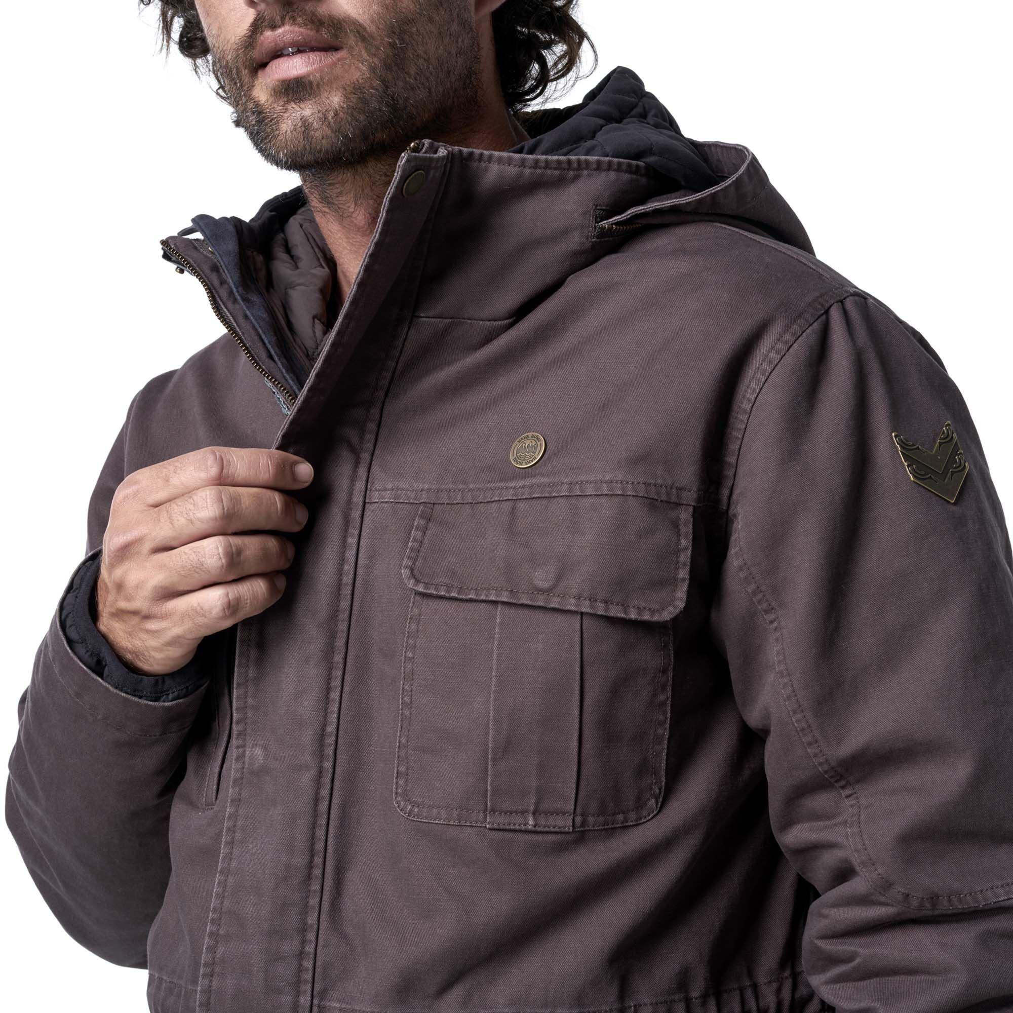 Chaqueta Hombre Comandante Ernesto Café Haka Honu-3