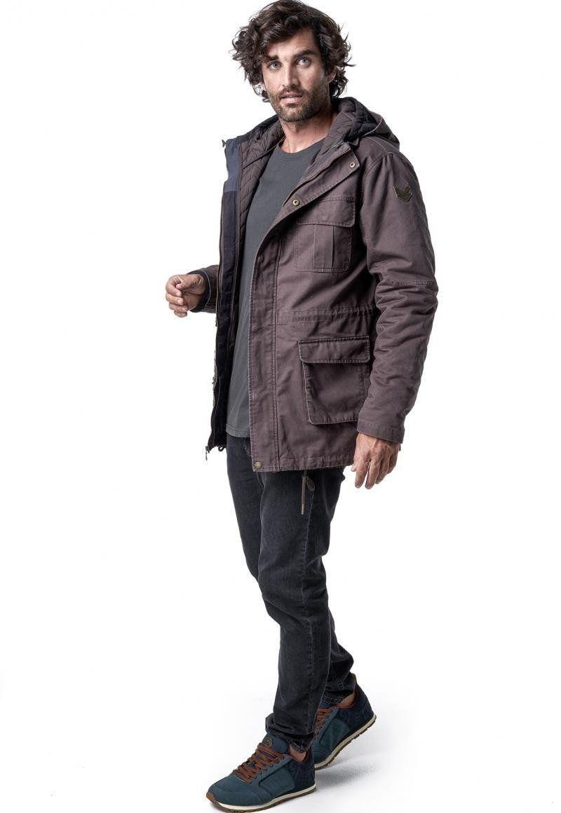 Chaqueta Hombre Comandante Ernesto Café Haka Honu-7