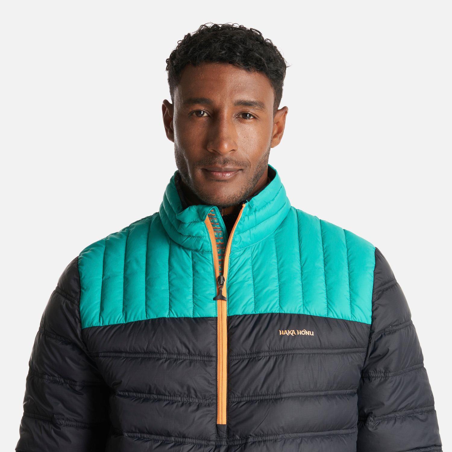 Chaqueta Hombre Ultraliviana 1/4 Zip Negro Haka Honu-4