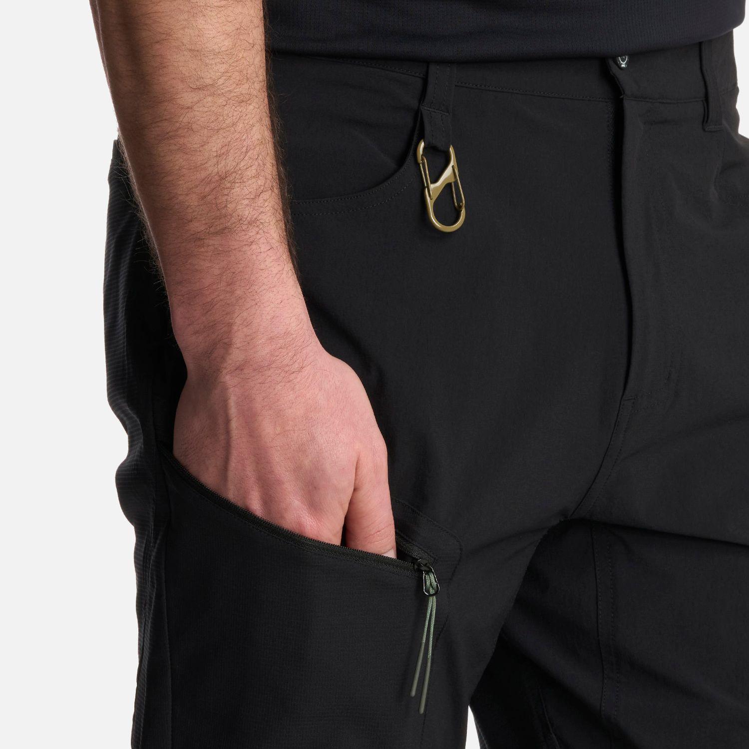 Pantalón Hombre Lennox Q-Dry Slim Fit Pants Negro Lippi V25-4