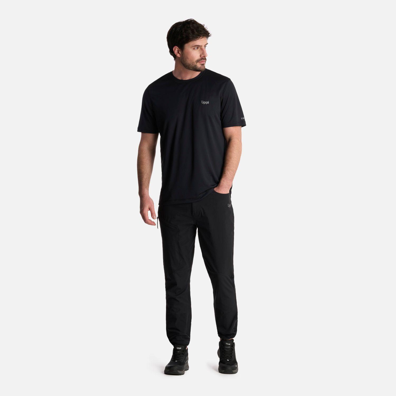 Pantalón Hombre Lennox Q-Dry Slim Fit Pants Negro Lippi V25-7