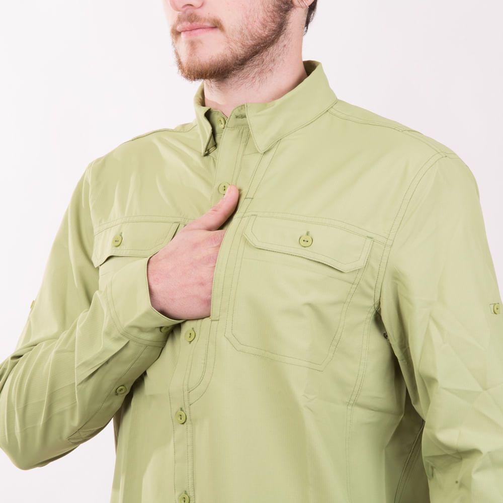 Camisa Hombre Rosselot Long Sleeve Q-Dry Shirt Laurel Lippi-3