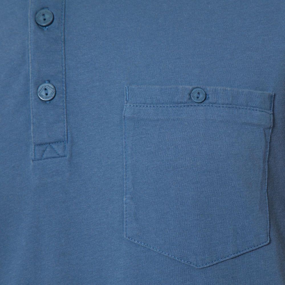 Polera Hombre Woodfire Polo Azul Piedra Lippi-4