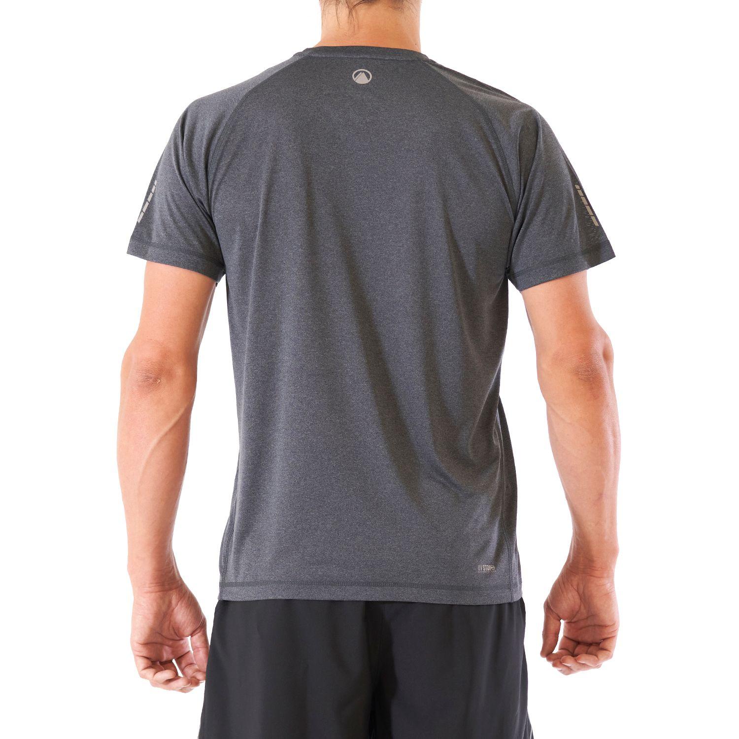 Polera Hombre Core Q-Dry T-Shirt Melange Grafito Lippi V23-6