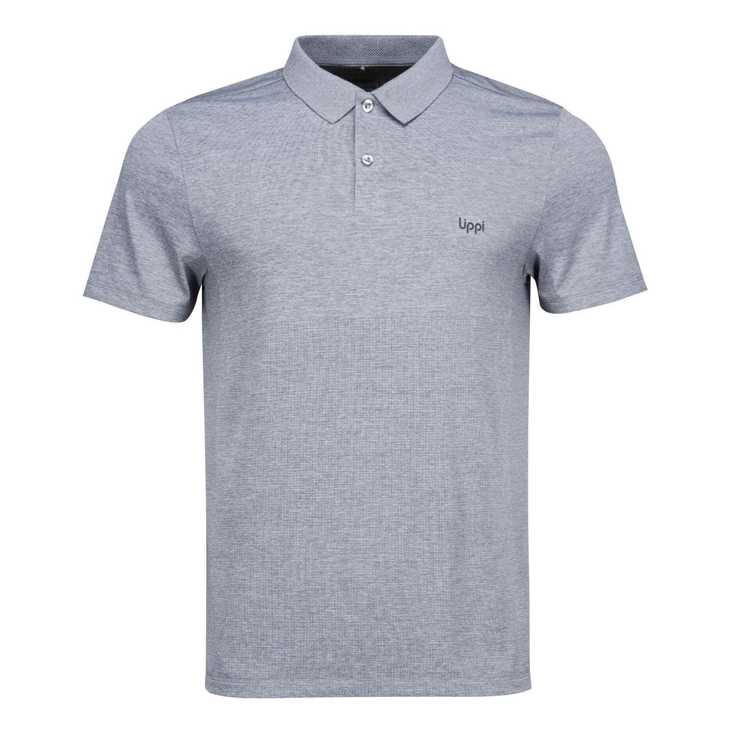 Polera Hombre B-Classic Seamless Polo Gris Medio Lippi-0