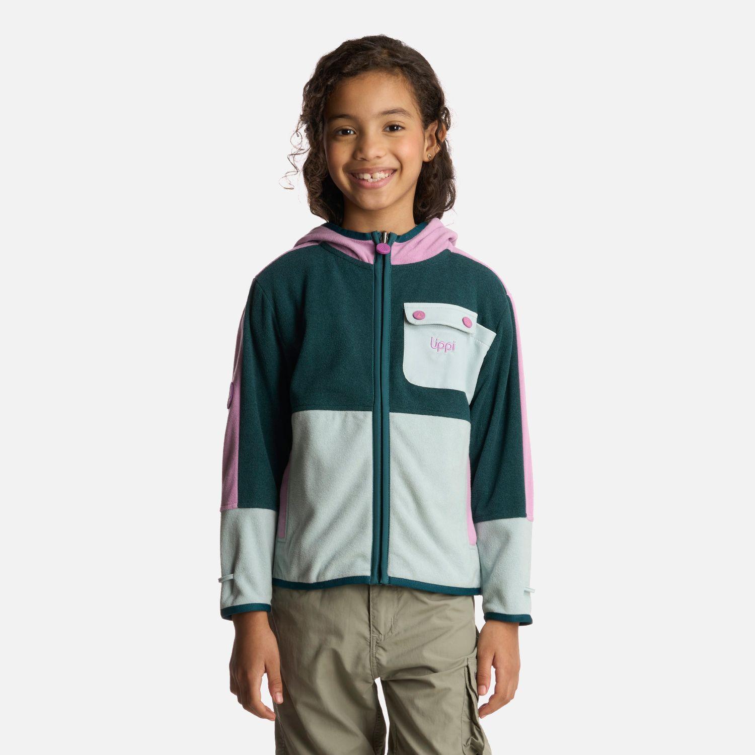 Polerón Niña FirePlace Hoody Sweatshirt Petroleo Lippi-0