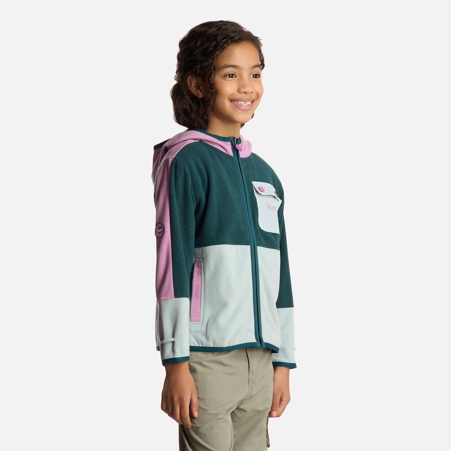 Polerón Niña FirePlace Hoody Sweatshirt Petroleo Lippi-1