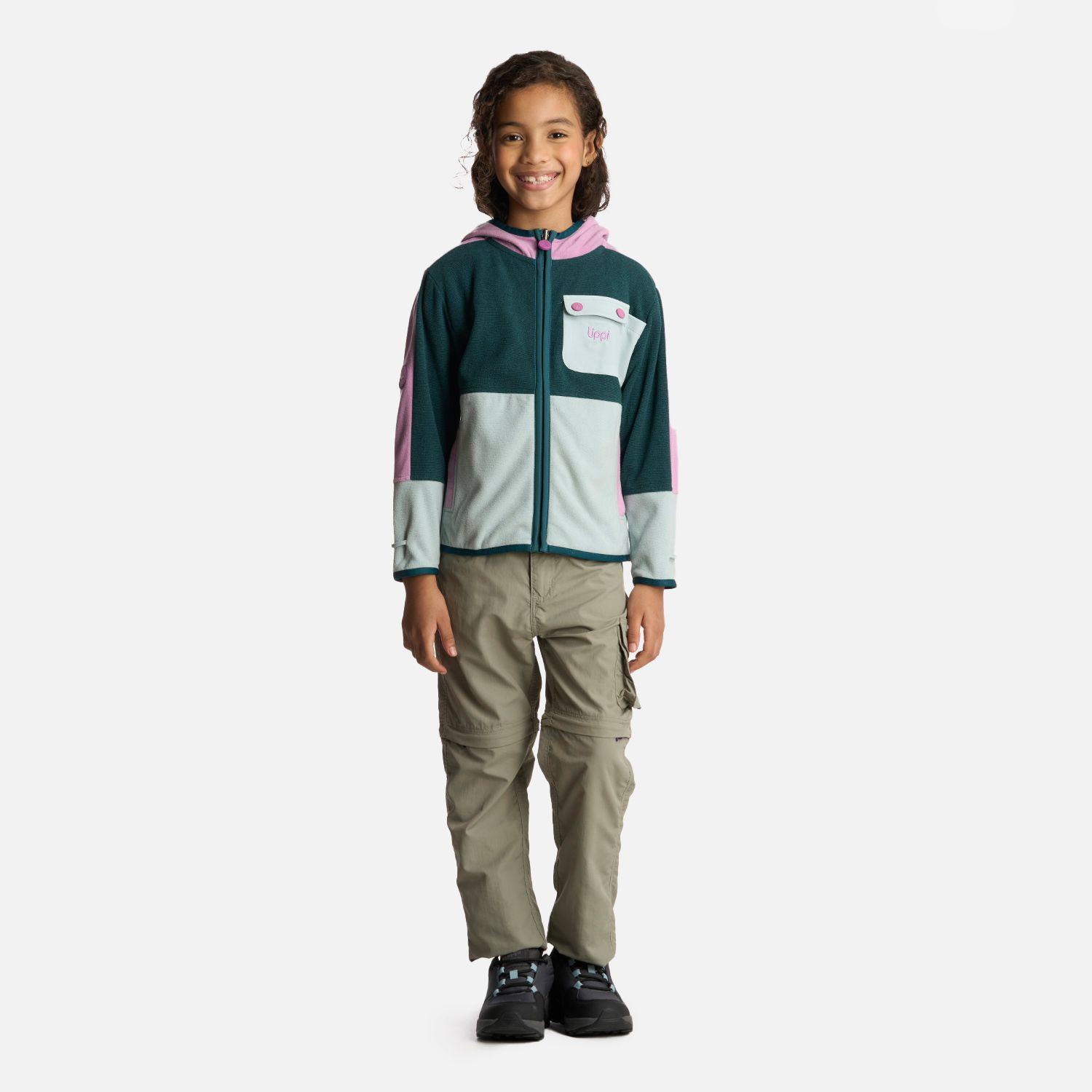 Polerón Niña FirePlace Hoody Sweatshirt Petroleo Lippi-5